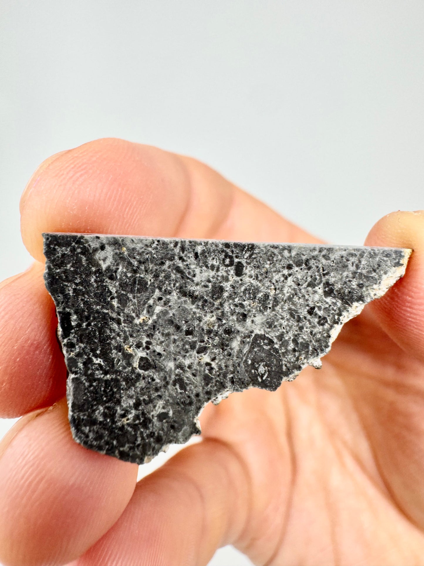 NWA 14681 Lunar Troctolitic Anorthosite - Rare Lunar Meteorite From the Lunar Highlands - 5.7g