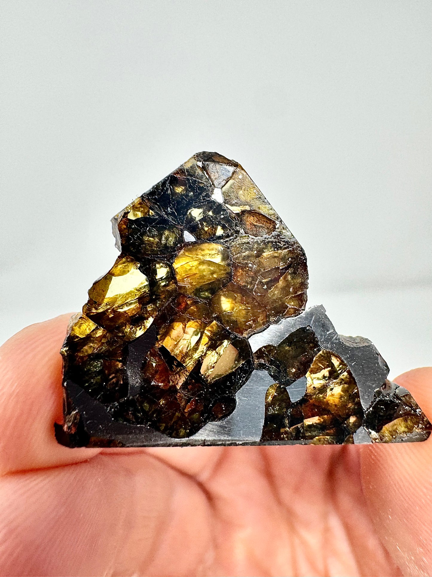 Brahin Pallasite Meteorite - 4.4g - From The Mantle/Core Of An Asteroid