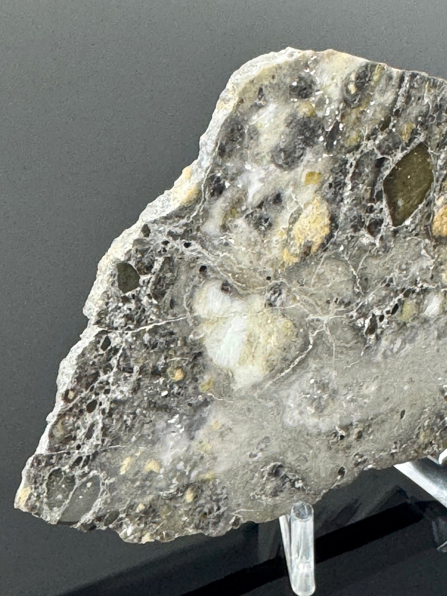 NWA 17352 - An Extremely Unique Looking Lunar Breccia - A Genuine Piece Of Our Moon! 22.4g