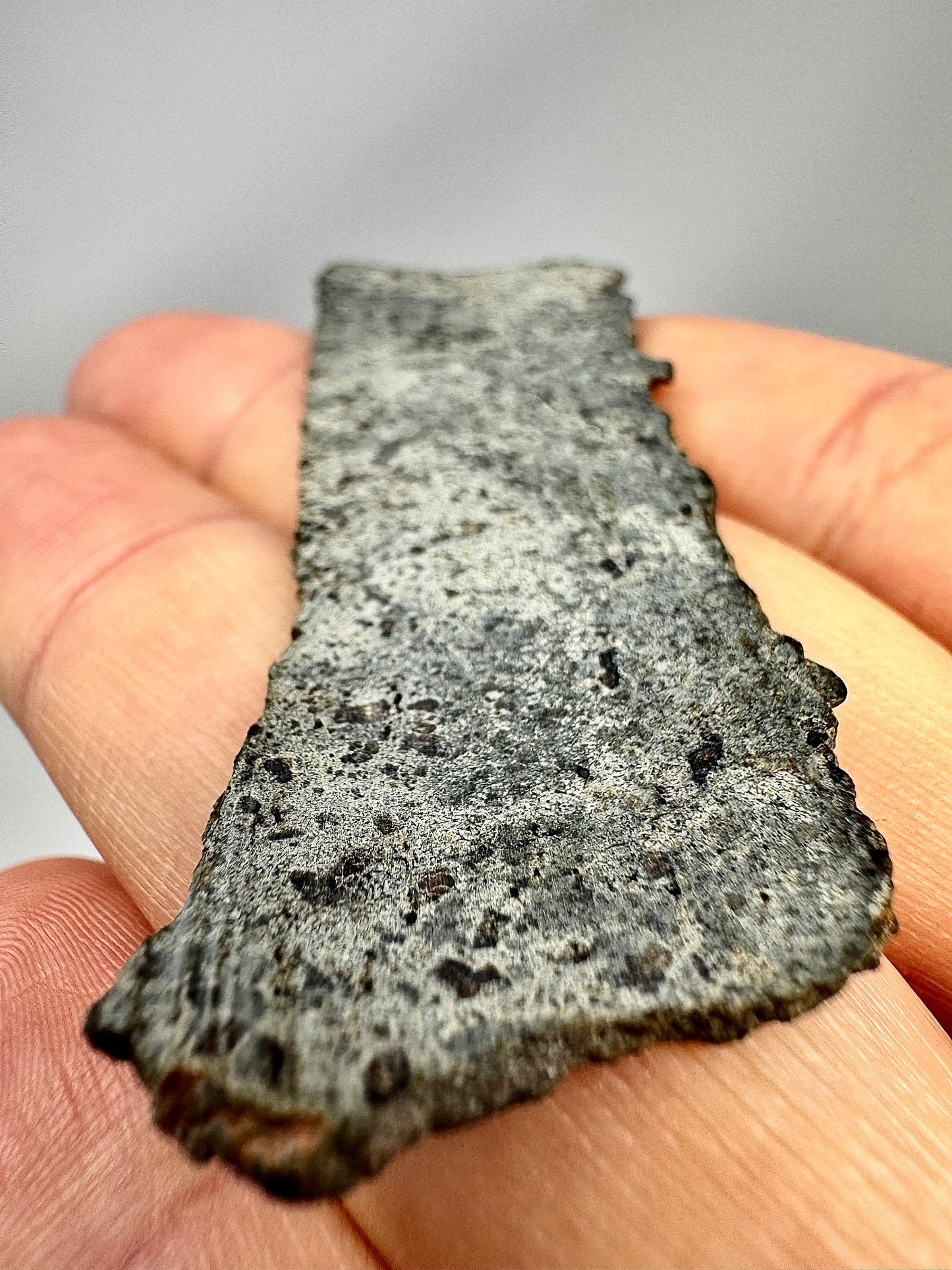 7.4g Genuine Martian Meteorite Amgala 001 with Shock Vein! Scientifically Studied Rock From Planet Mars