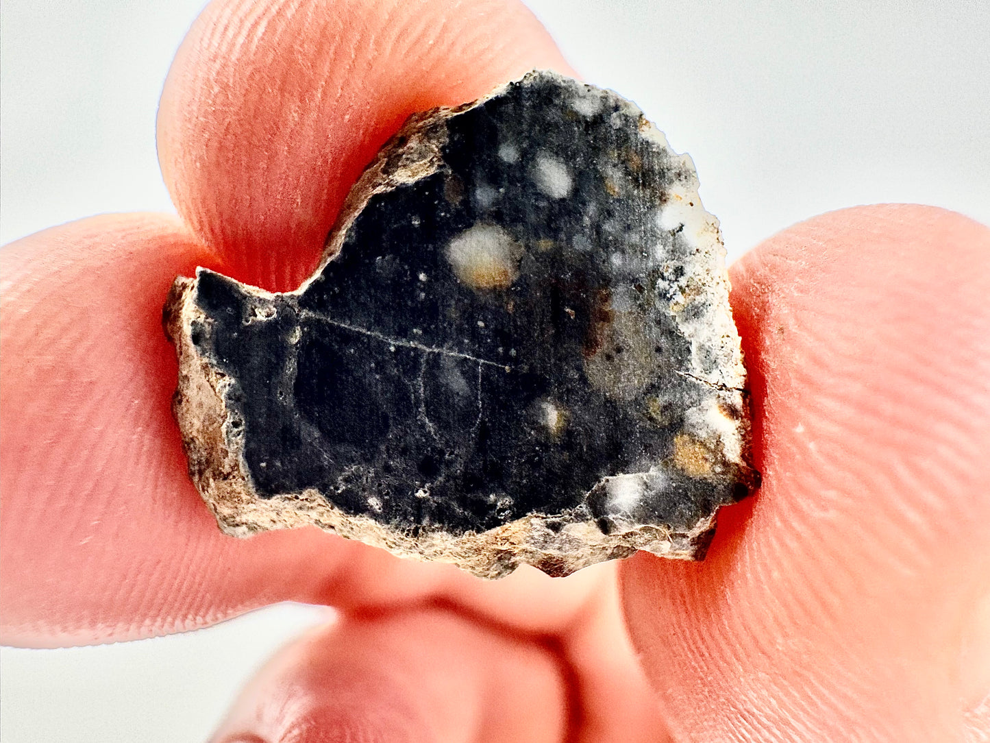 Beautiful Bechar 003 Lunar Feldspathic Breccia- 1.0g - A Piece Of Our Moon!