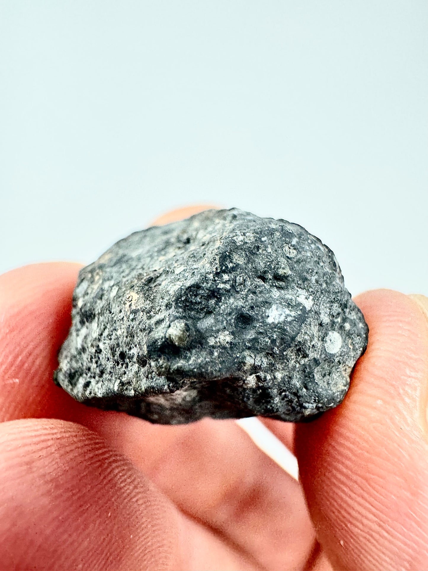 Allende Meteorite Individual with Crust! 8.8g - From A Carbonaceous Asteroid!
