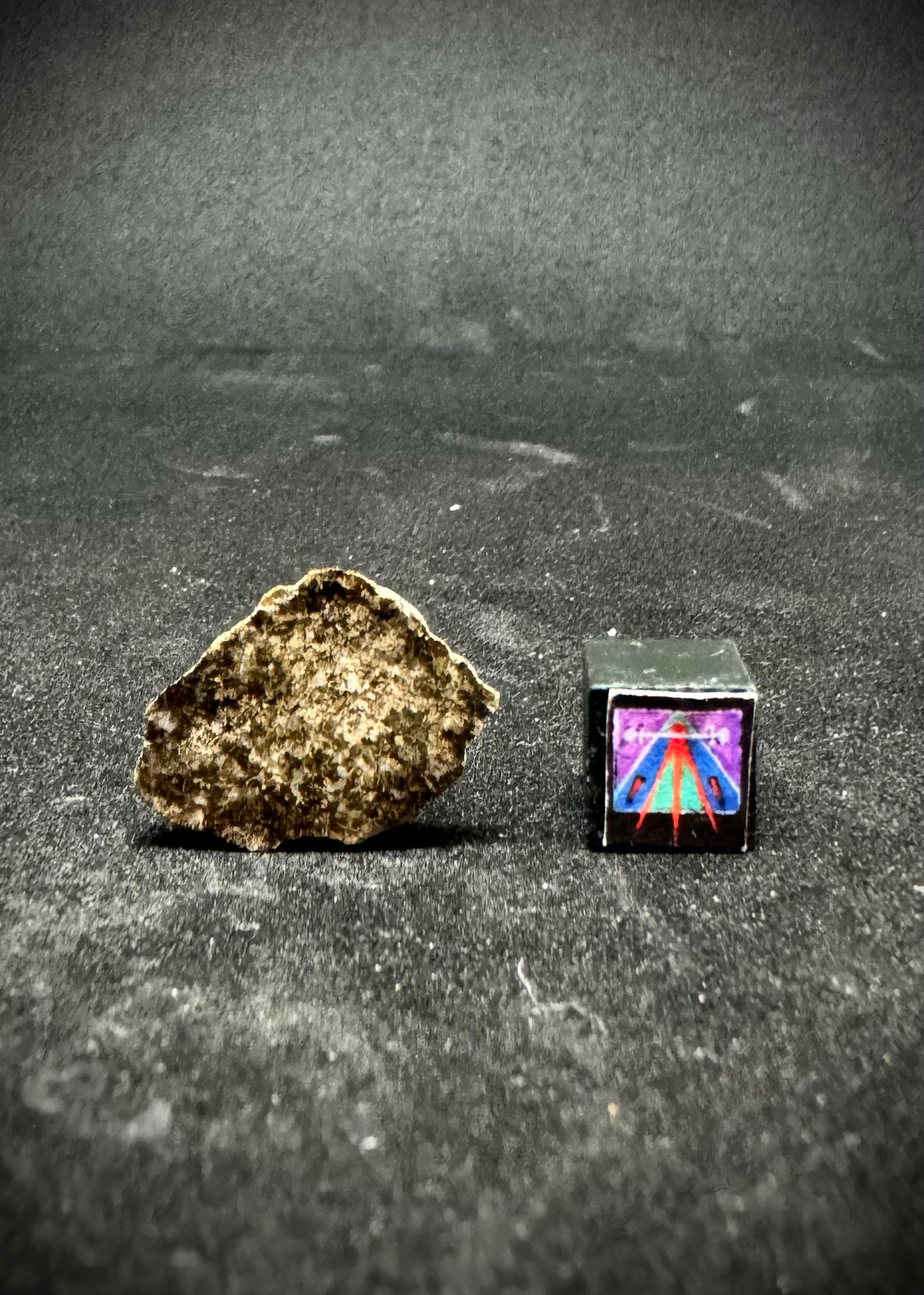 NWA 14526 Lunar Mare Basalt - An Ultra Rare Meteorite From Deep Within Our Moon! 1.3g