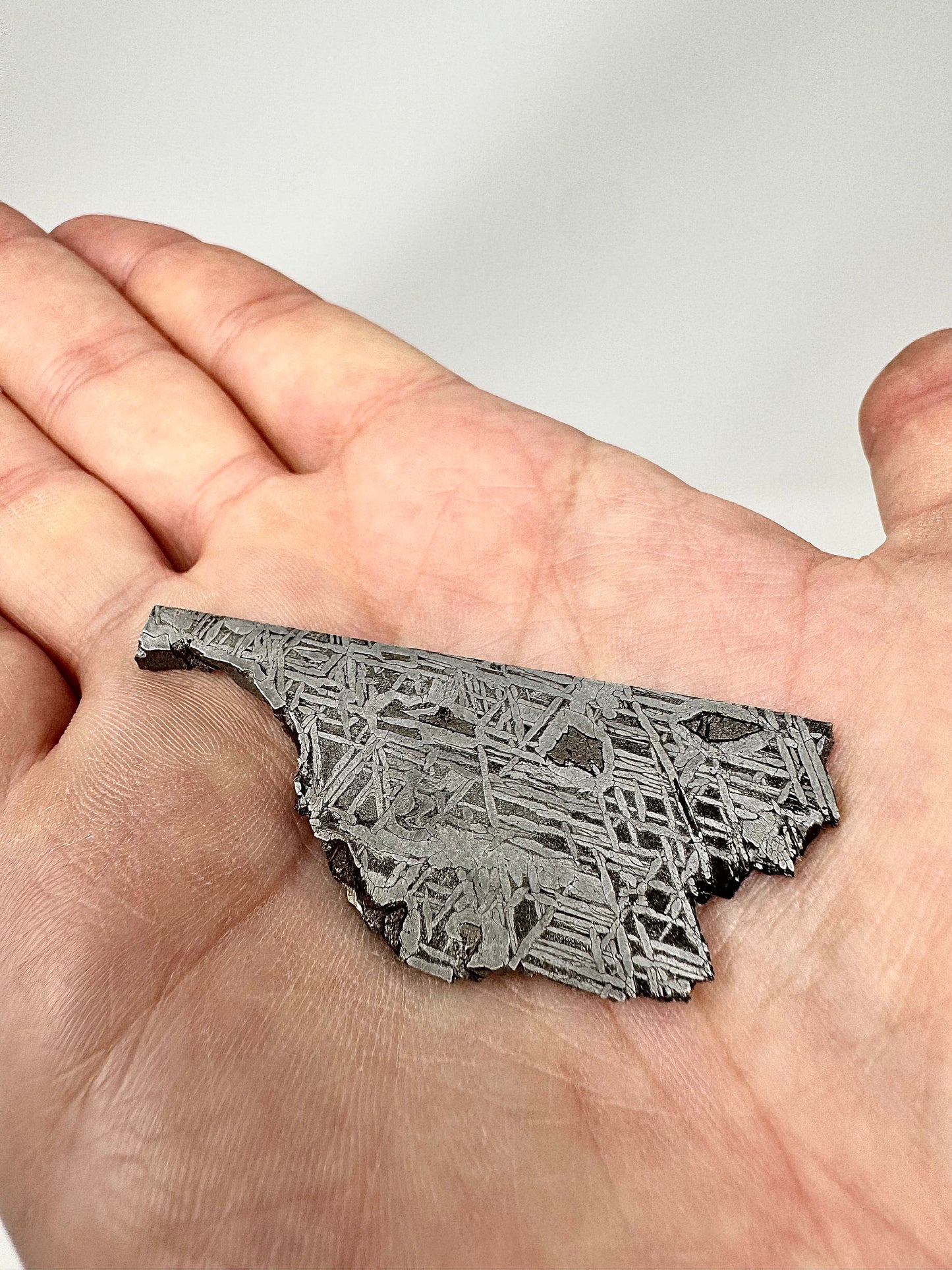 13.8g Aletai Meteorite - Beautiful Pattern - From The Core Of An Asteroid!