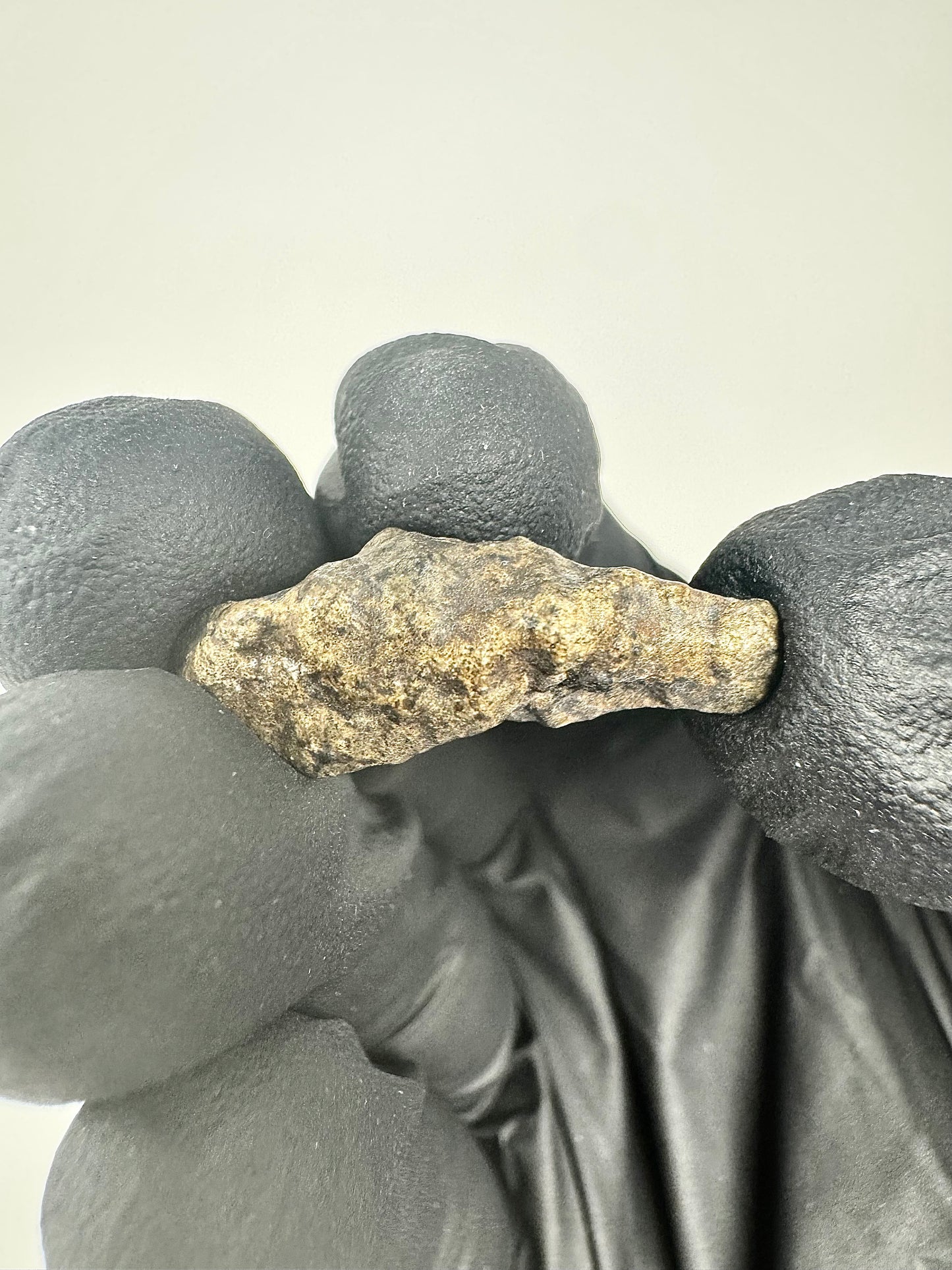 3.2g Genuine Martian Meteorite Amgala 001 - Whole Individual! Scientifically Studied Rock From Planet Mars