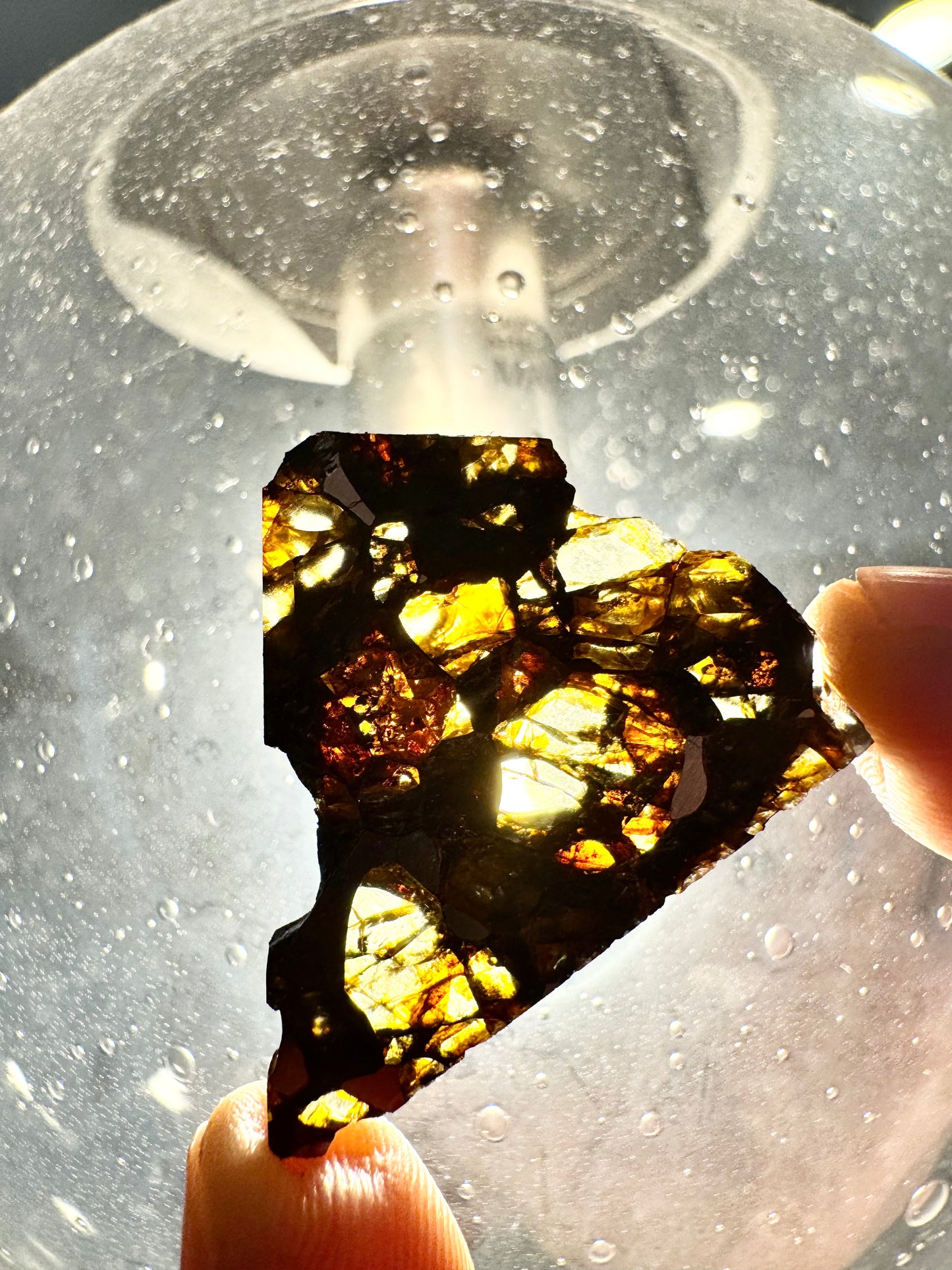 Brahin Pallasite Meteorite - 4.4g - From The Mantle/Core Of An Asteroid