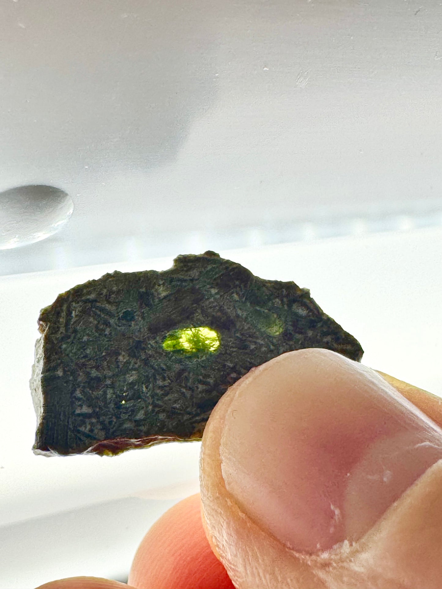 1.3g Erg Chech 002 Meteorite - Translucent Pyroxene Crystals - The Oldest Volcanic Rock in the Solar System!