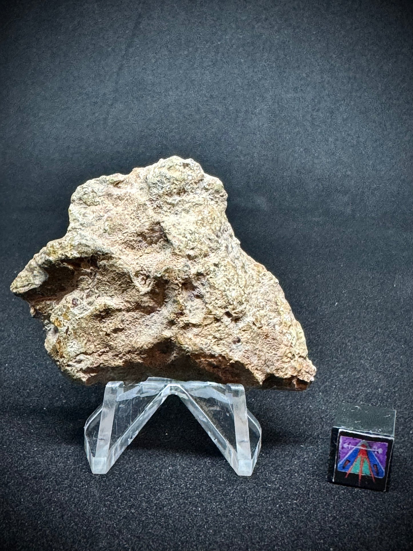 NWA 14685 Lunar Fragmental Breccia End Cut - Polished - 24.7g