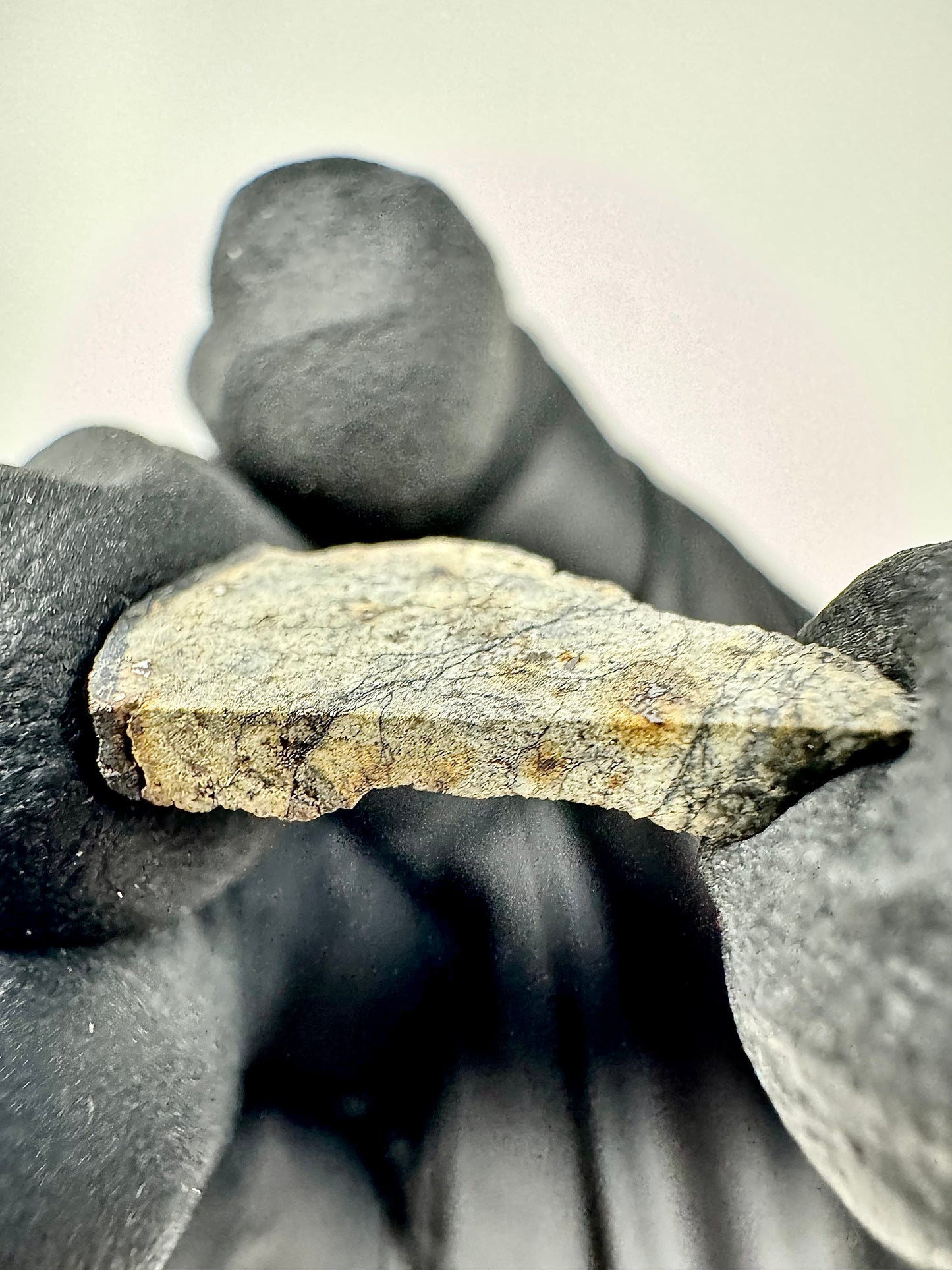 0.7 Chelyabinsk Brecciated Meteorite - Jet Black Crust - Incredibly Fresh and Discovered Immediately After the Fall!