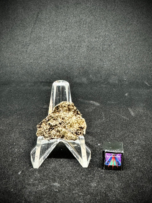 NWA 14526 Lunar Mare Basalt - An Ultra Rare Meteorite From Deep Within Our Moon! 1.8g