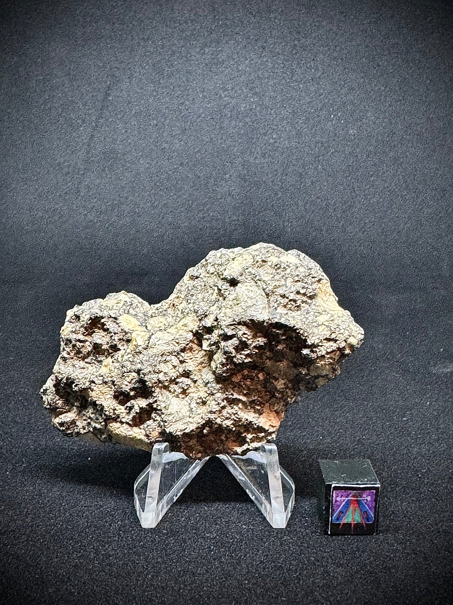 NWA 14685 Lunar Fragmental Breccia End Piece - Polished - 27.5g