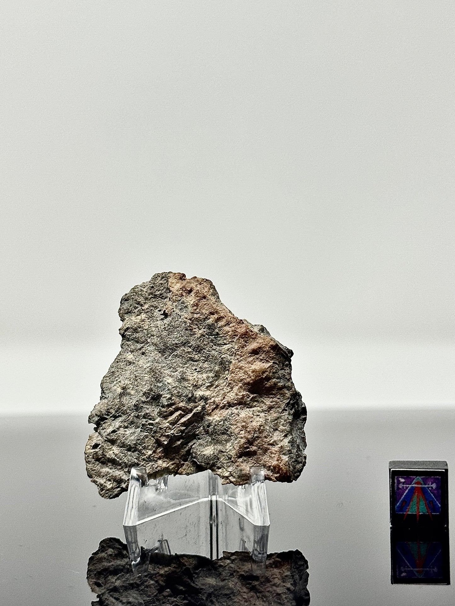 NWA 17270 Lunar Meteorite - END CUT - Colorful Meteorite From Our Moon! 11.9g