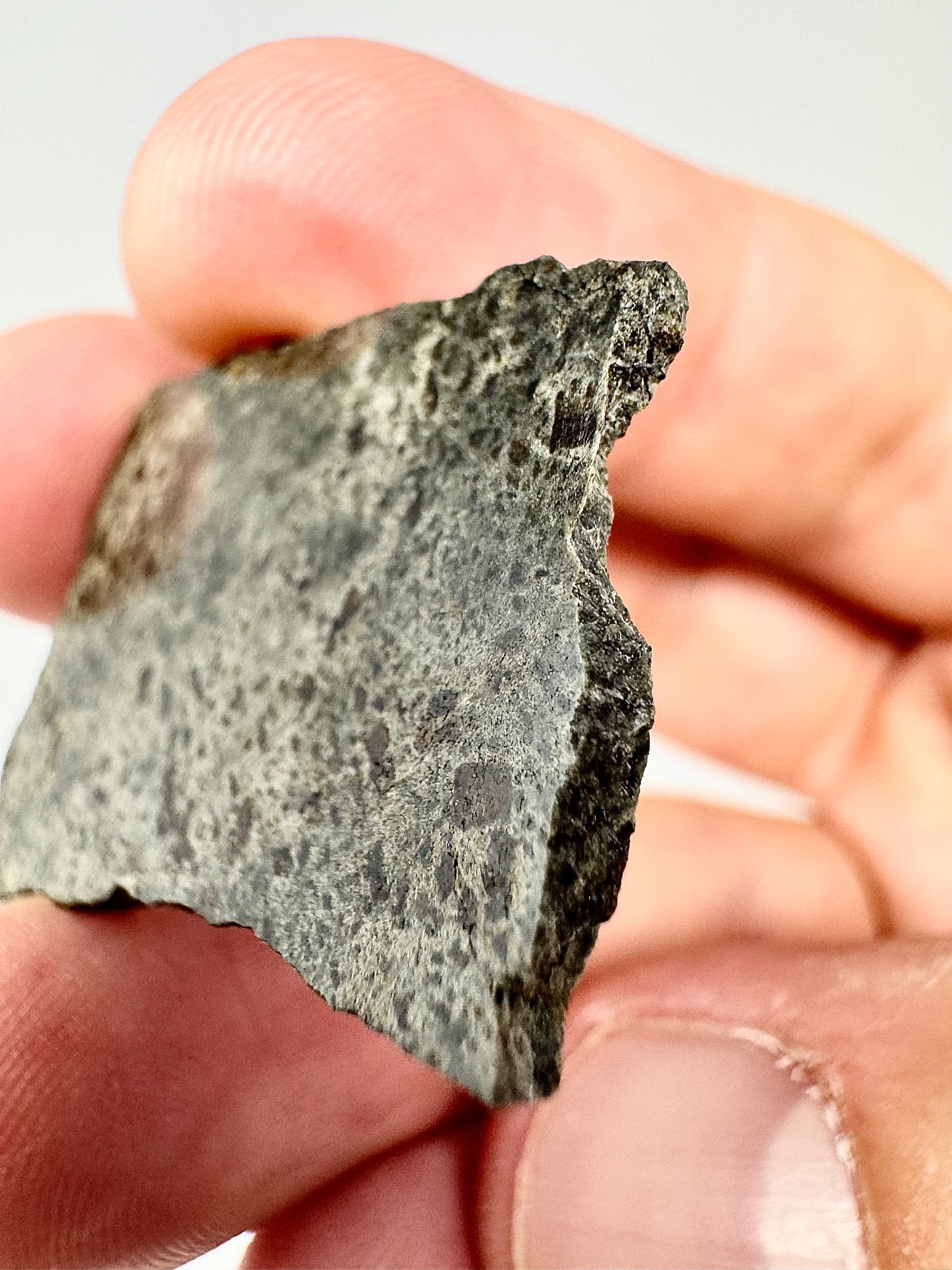 4.0g Genuine Martian Meteorite Amgala 001- Scientifically Studied Rock From Planet Mars
