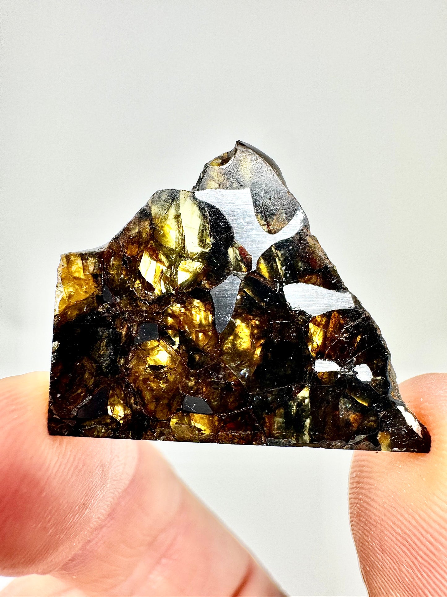 Brahin Pallasite Meteorite - 4.5g - From The Mantle/Core Of An Asteroid