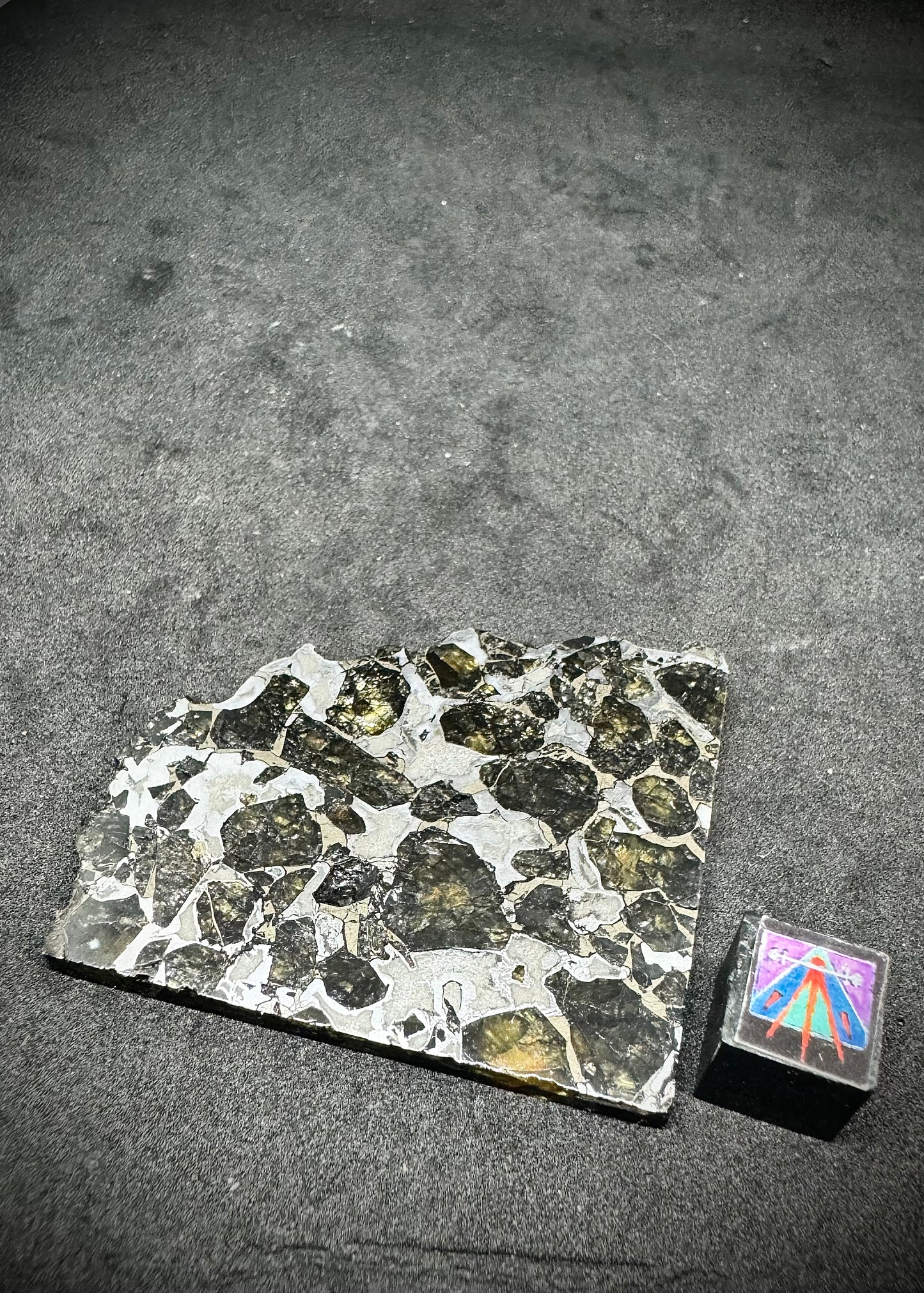 Brahin Pallasite Meteorite - 25.5g