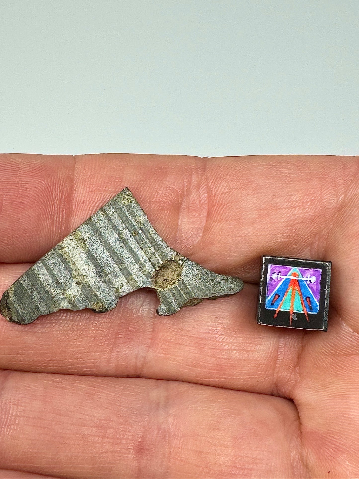 2.6g Genuine Martian Meteorite Amgala 001 - Scientifically Studied Rock From Planet Mars
