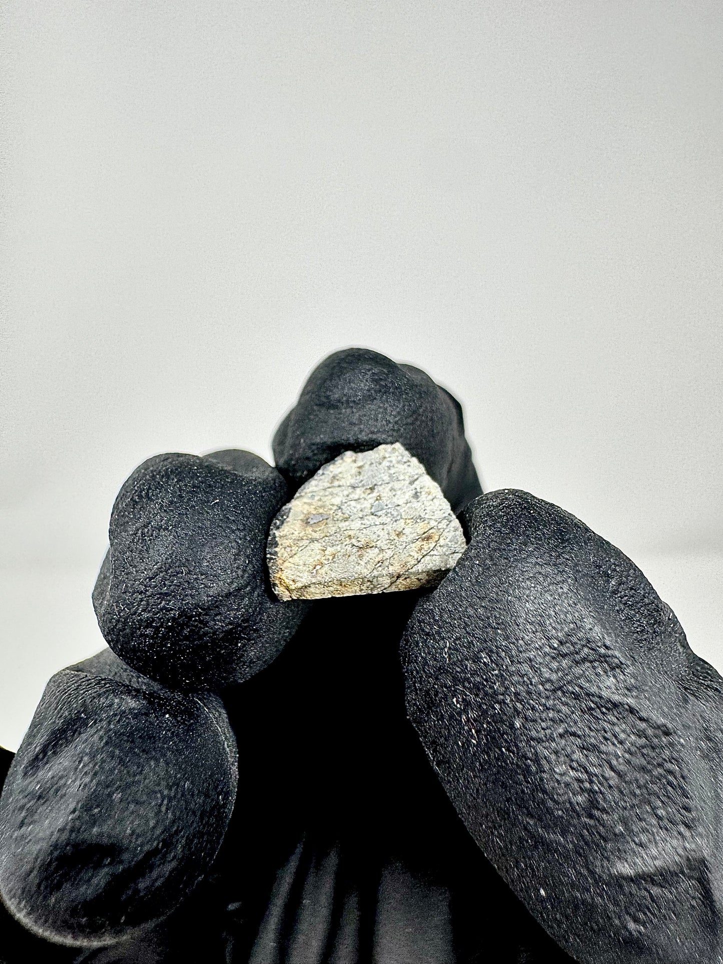 0.7g Chelyabinsk Brecciated Meteorite - Jet Black Crust - Incredibly Fresh and Discovered Immediately After the Fall!