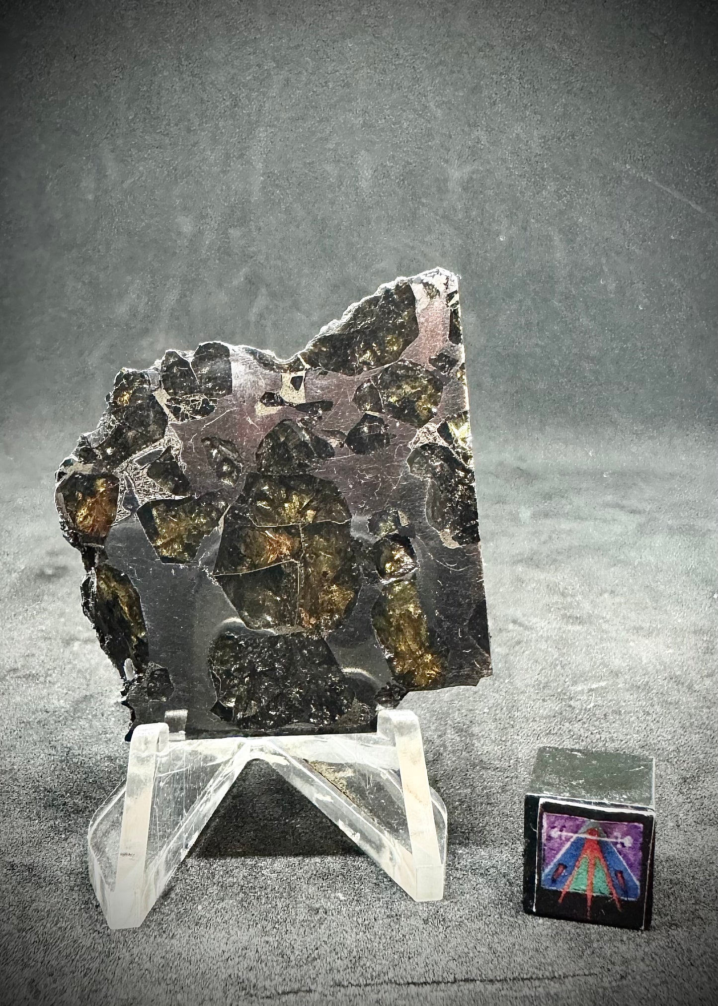Brahin Pallasite Meteorite - 18.8g