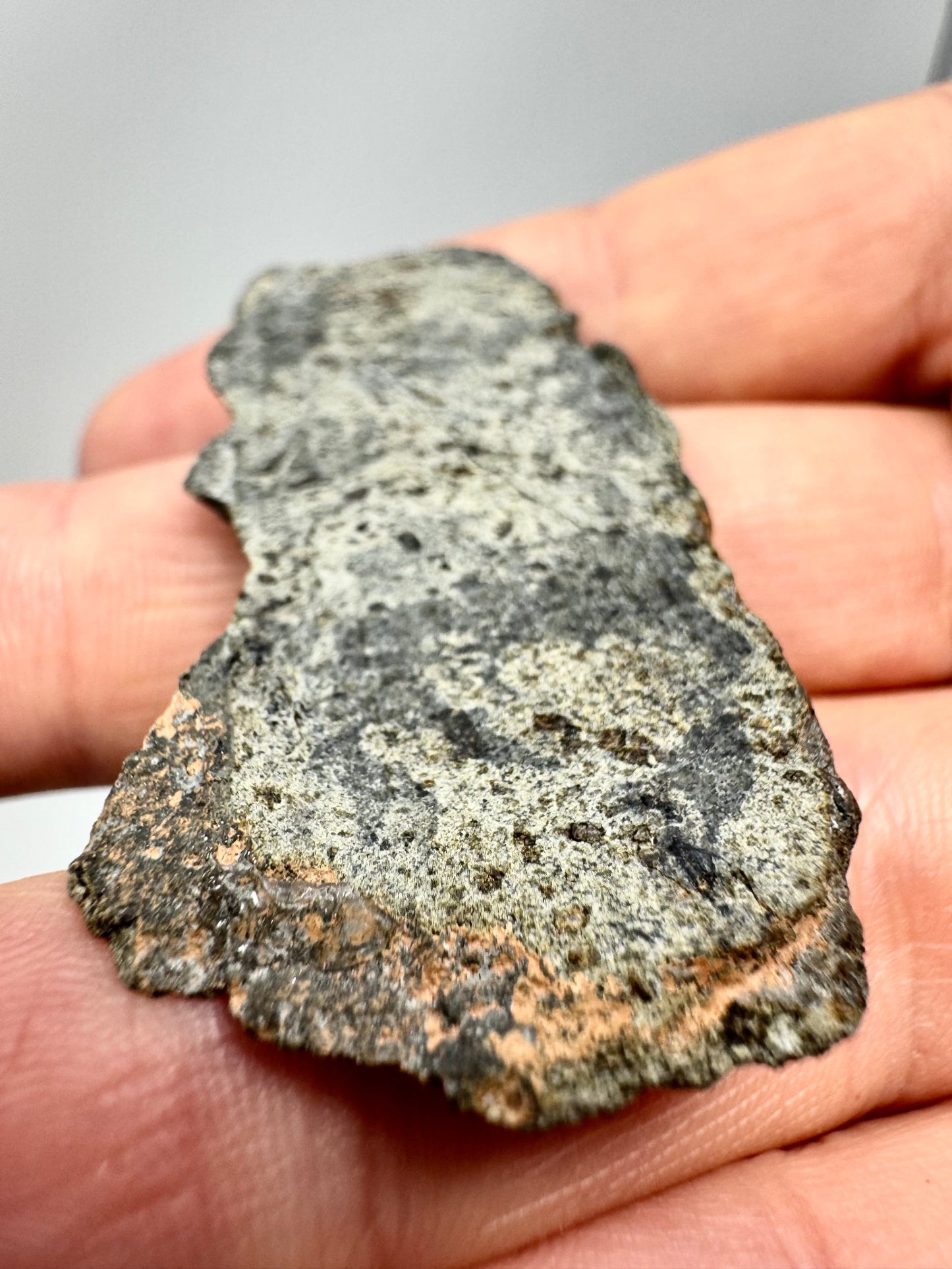 9.2g Genuine Martian Meteorite Amgala 001 with Shock Vein! Scientifically Studied Rock From Planet Mars