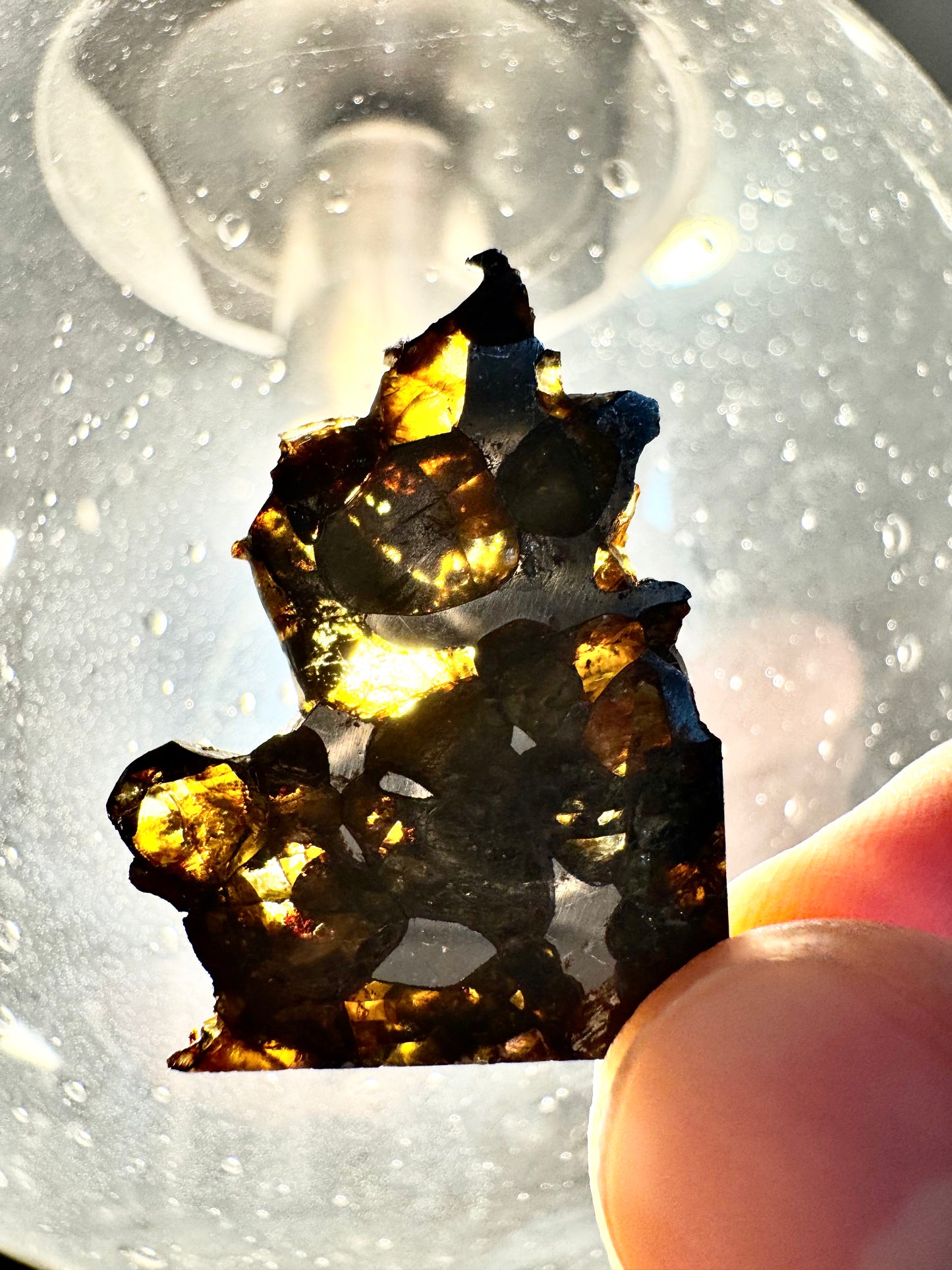 Brahin Pallasite Meteorite - 4.9g - From The Mantle/Core Of An Asteroid