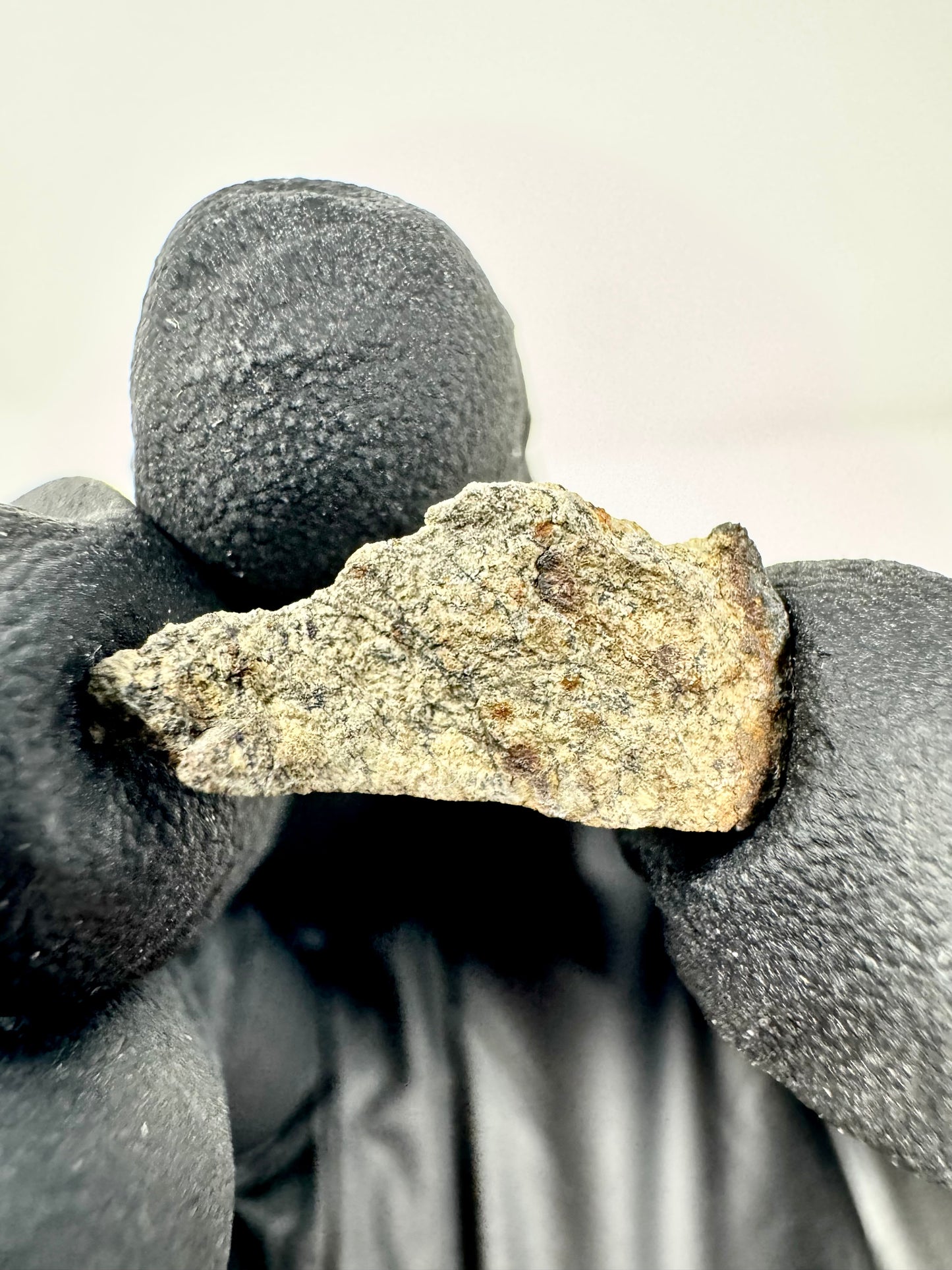 0.7 Chelyabinsk Brecciated Meteorite - Jet Black Crust - Incredibly Fresh and Discovered Immediately After the Fall!