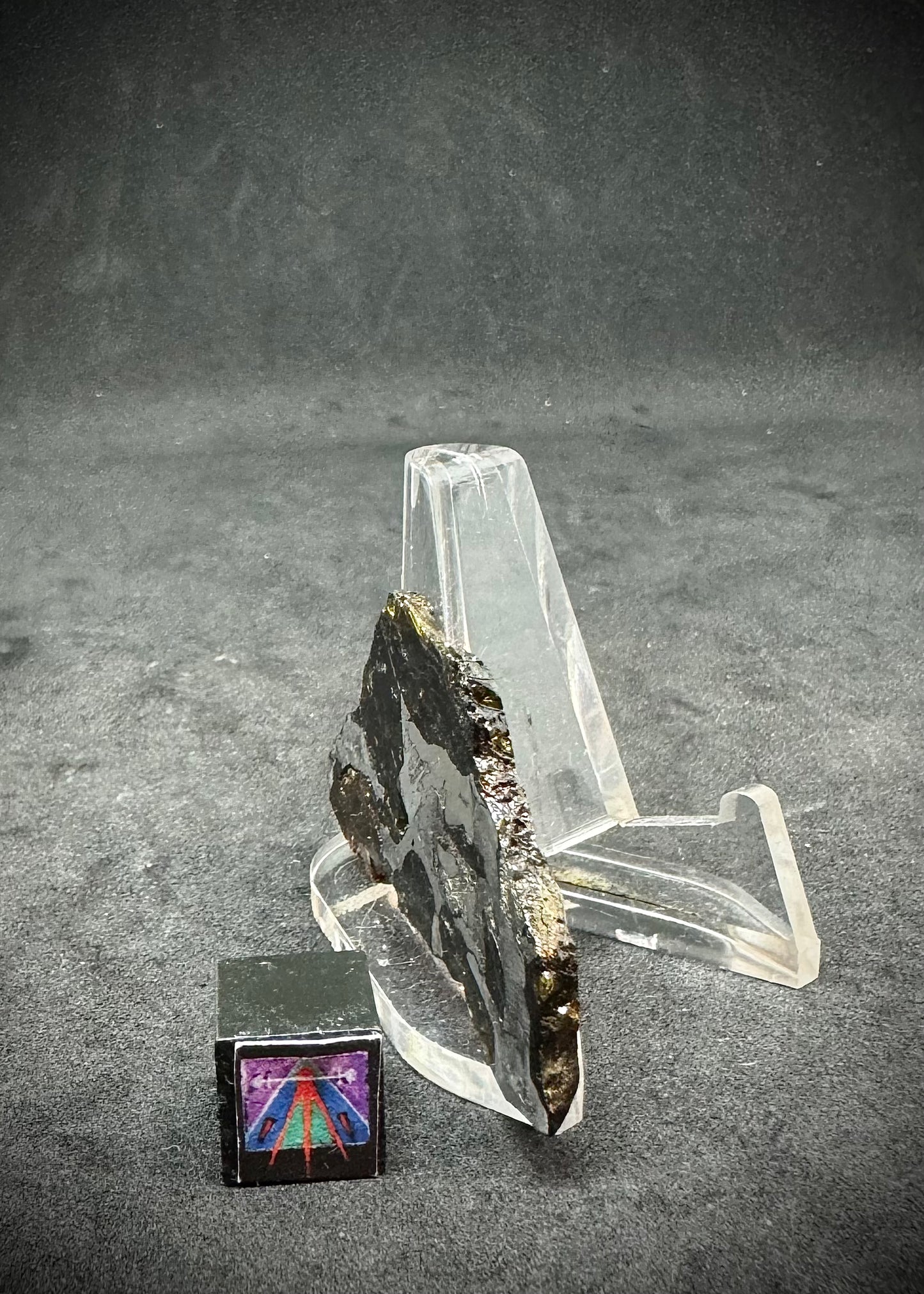 NWA 15428 Pallasite Meteorite - Translucent! 10.6g