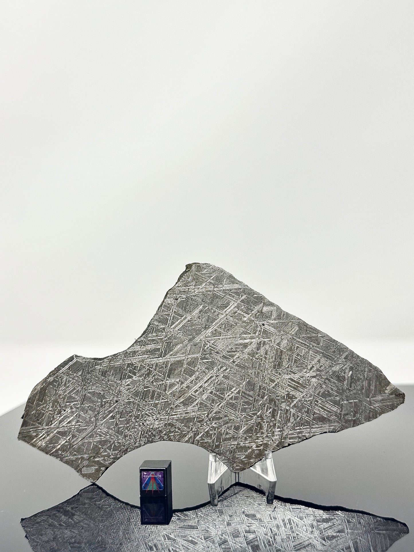 “The Infinity Iron” NWA 17092 - 160.6g Full Slice - From The Core Of An Asteroid