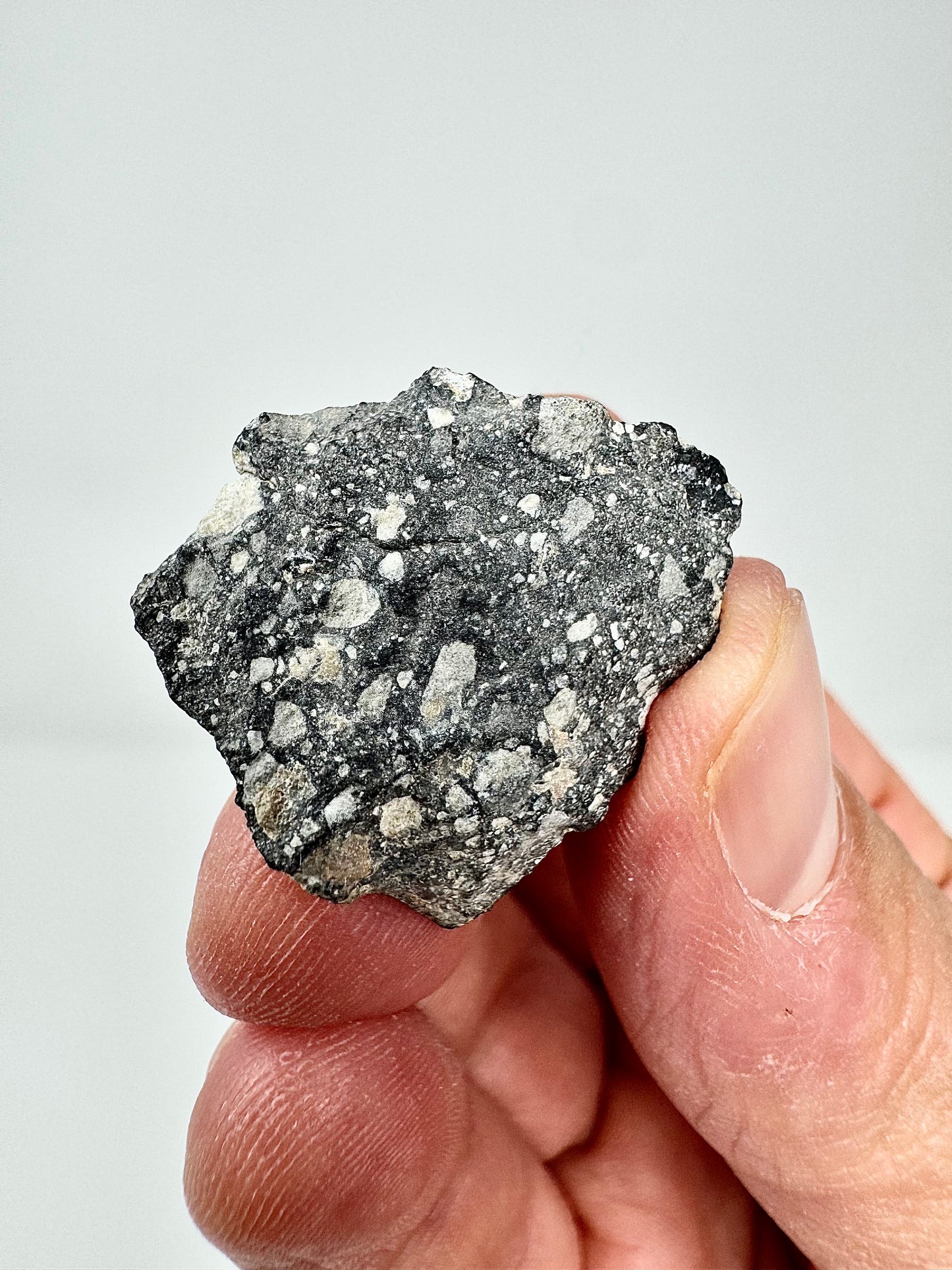 NWA 14577 Lunar Fragmental Breccia Meteorite - Whole Stone - 7.6g