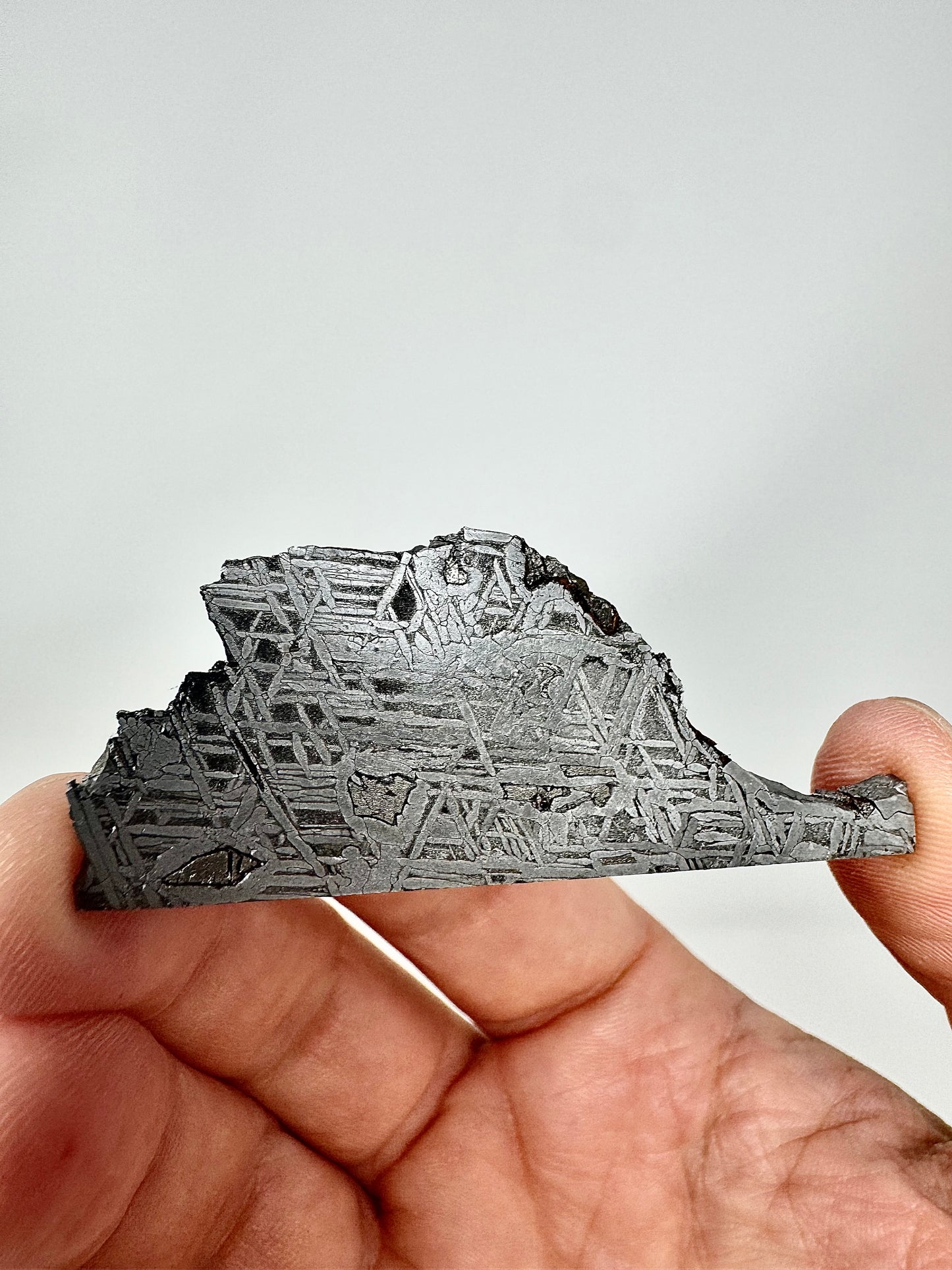 13.8g Aletai Meteorite - Beautiful Pattern - From The Core Of An Asteroid!