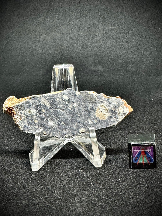 NWA 15373 Lunar Fragmental Breccia - Full Slice - 5.4g