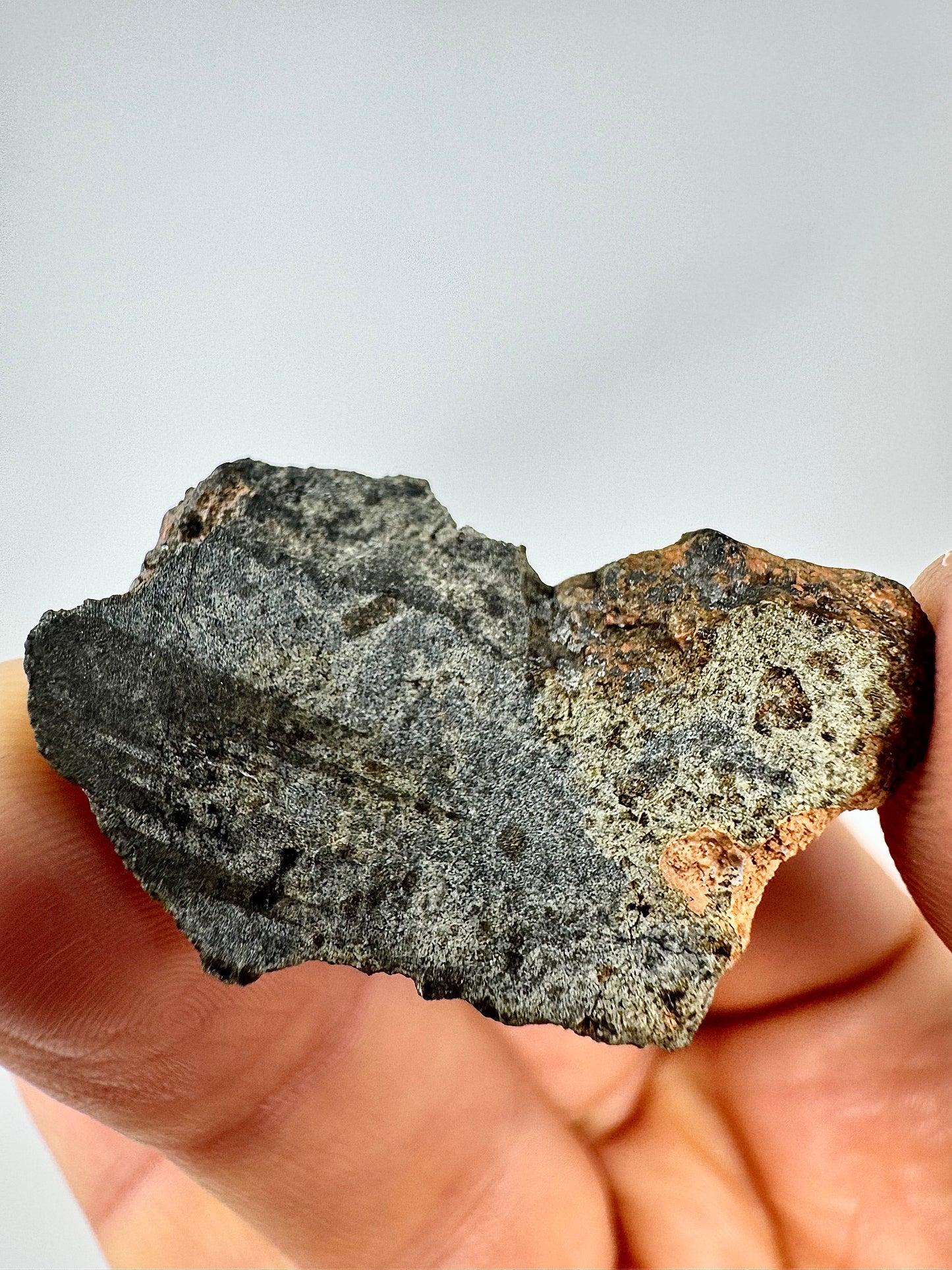4.4g Genuine Martian Meteorite Amgala 001 with Shock Vein! Scientifically Studied Rock From Planet Mars