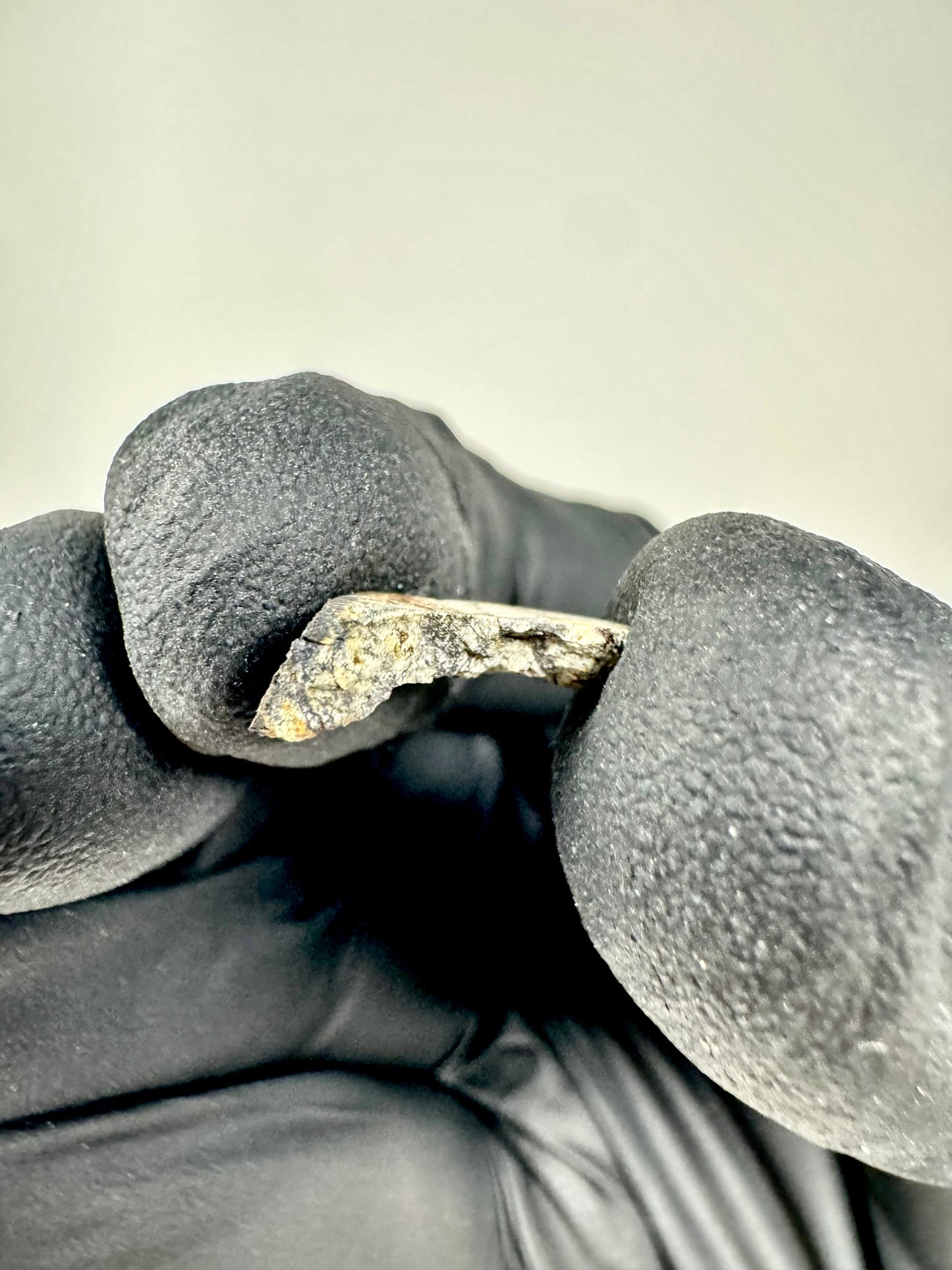 0.5g Chelyabinsk Brecciated Meteorite - Jet Black Crust - Incredibly Fresh and Discovered Immediately After the Fall!
