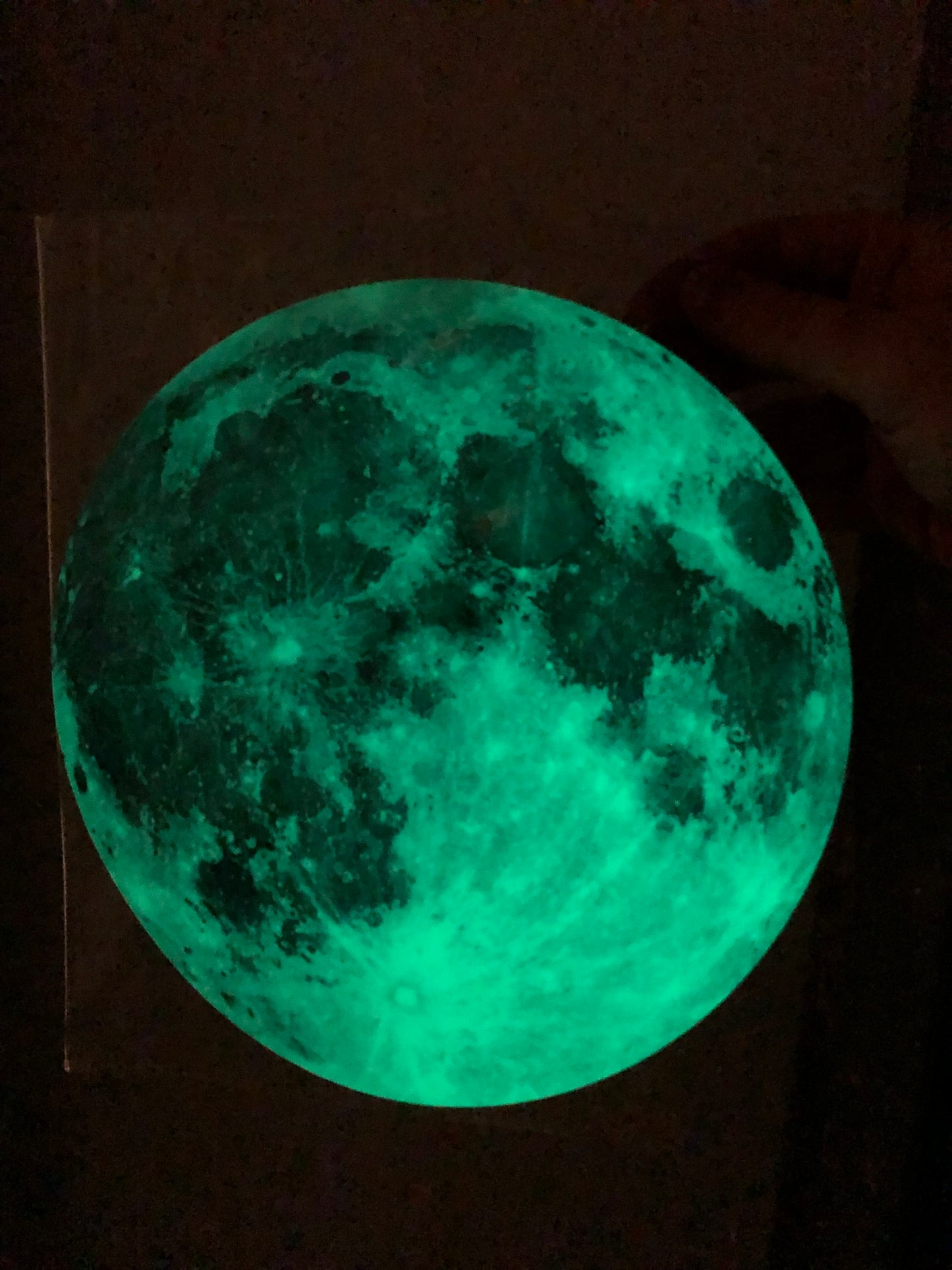 8" Glow-in-the-Dark, Luminous Moon Wall Sticker