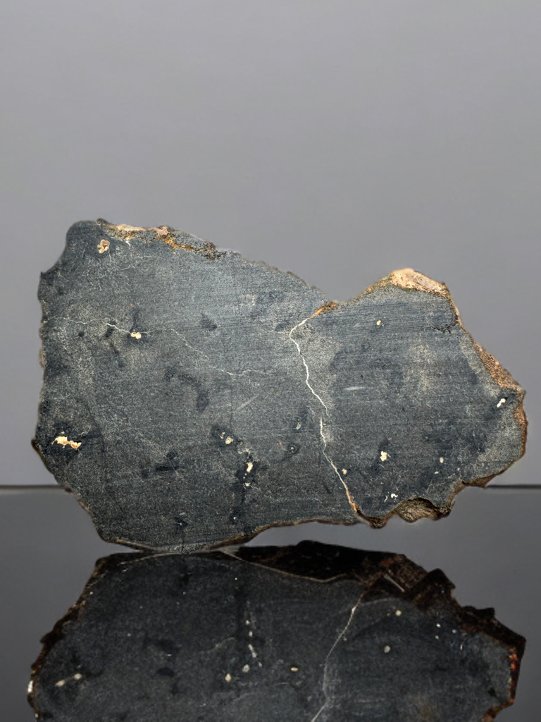 NEW: 28.6g Genuine Martian Meteorite FULL SLICE - Scientifically Studied Rock From Planet Mars