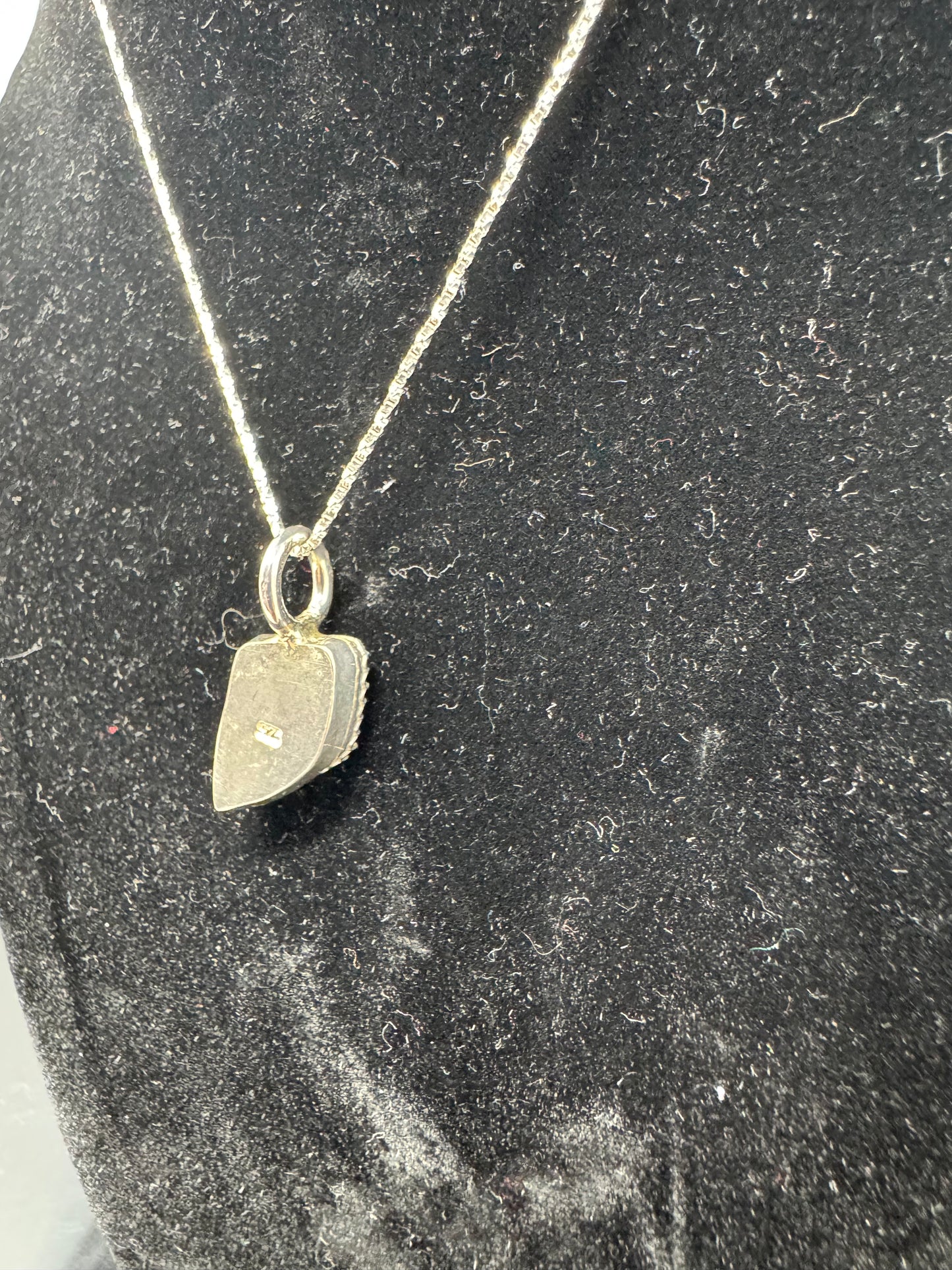 The Surface of the Moon Collection:
Genuine NWA 17679 Lunar Meteorite Silver Necklace - Handmade - One of a Kind