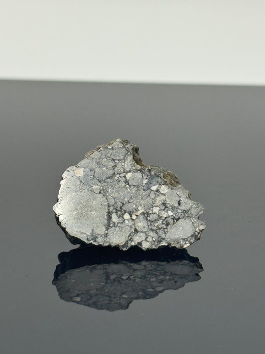 19.0g Gadamis 005 Lunar Meteorite END CUT - Rare Ferroan Anorthosite, Cataclastic - Polished - “The Apollo Lunar”