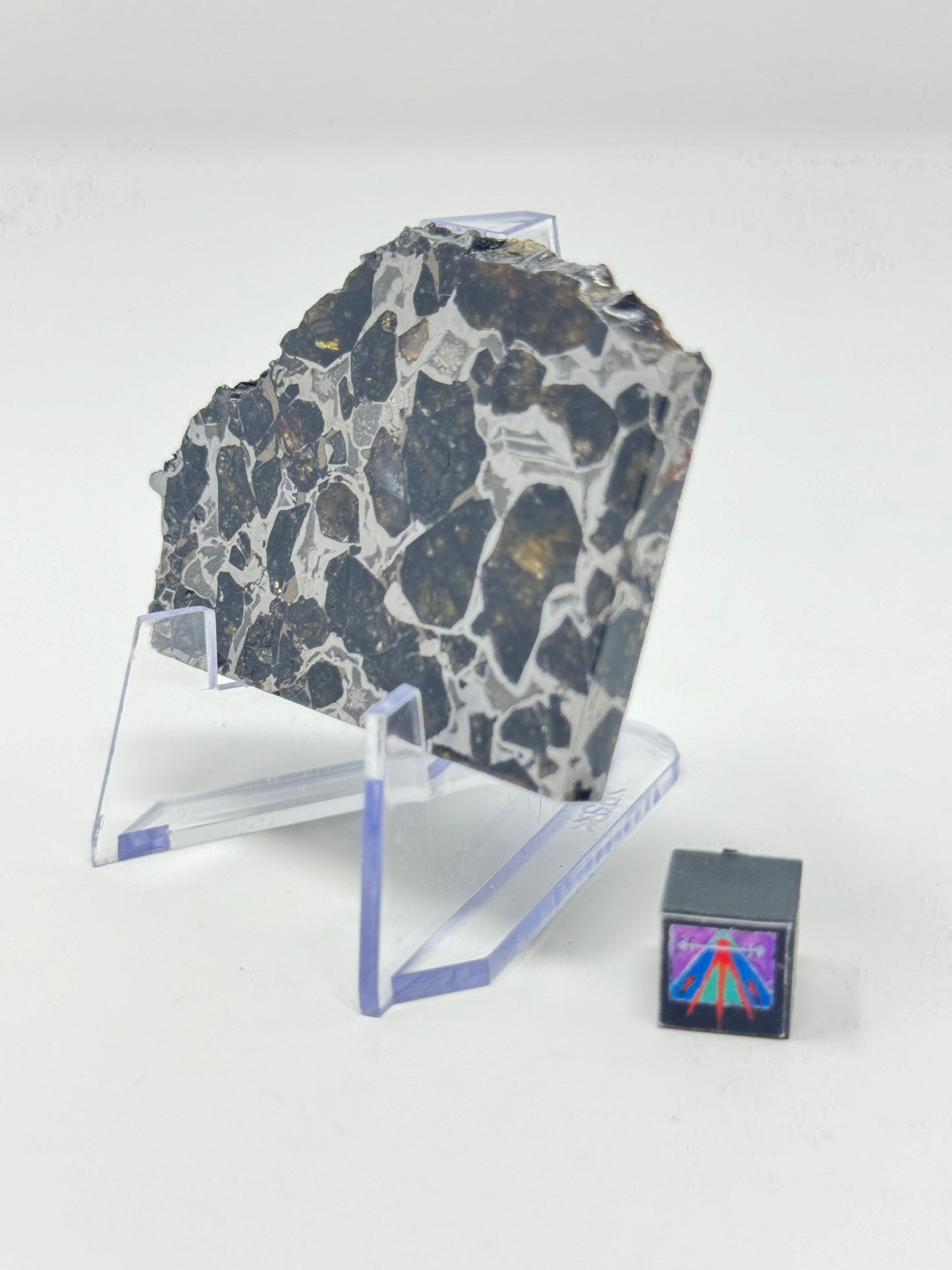 Brahin Pallasite Meteorite - 42.6g - From The Mantle/Core Of An Asteroid