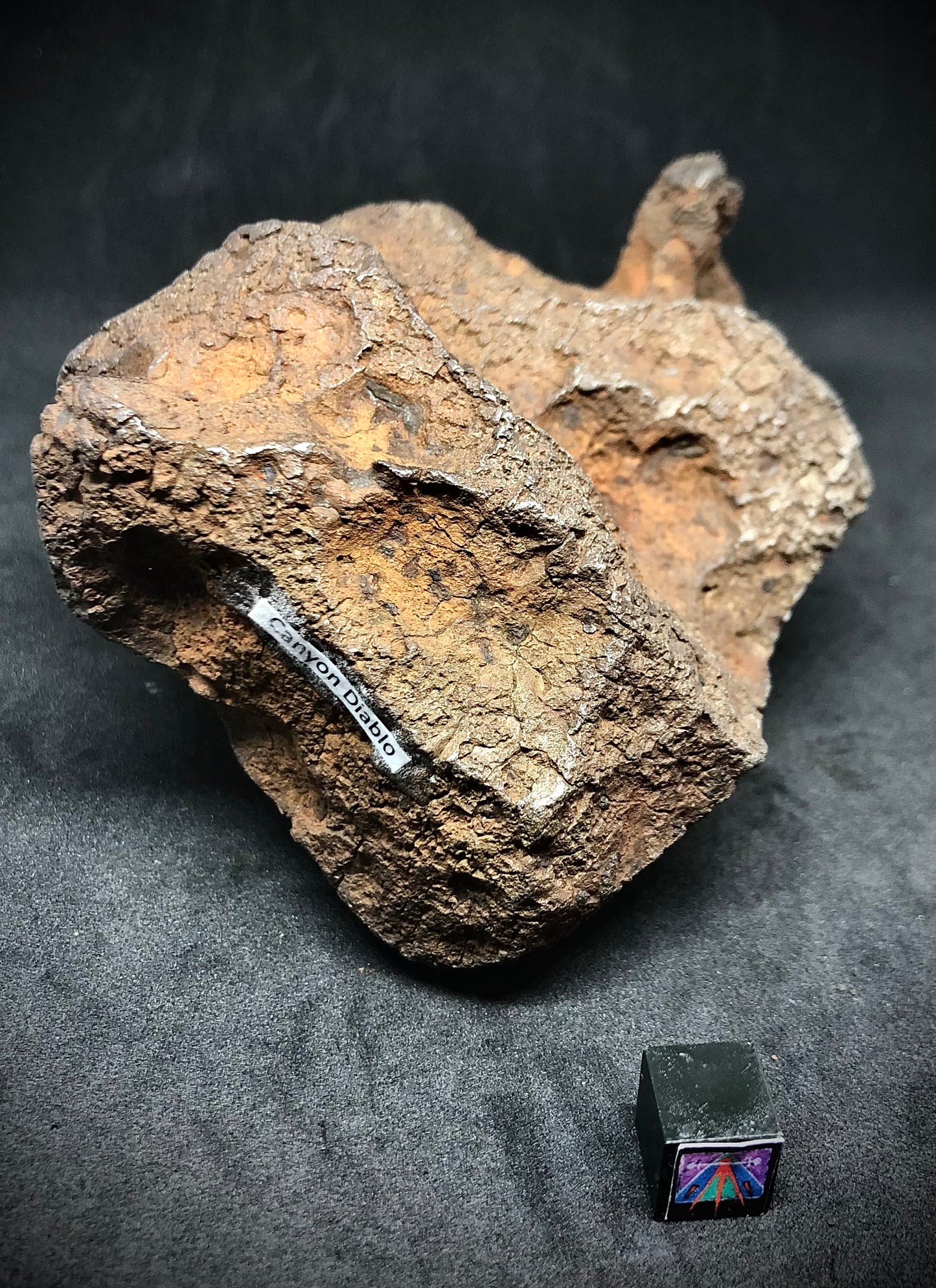 The Famous Canyon Diablo Meteorite - Recovered by Metal Detectorist on Ranch by Strewnfield