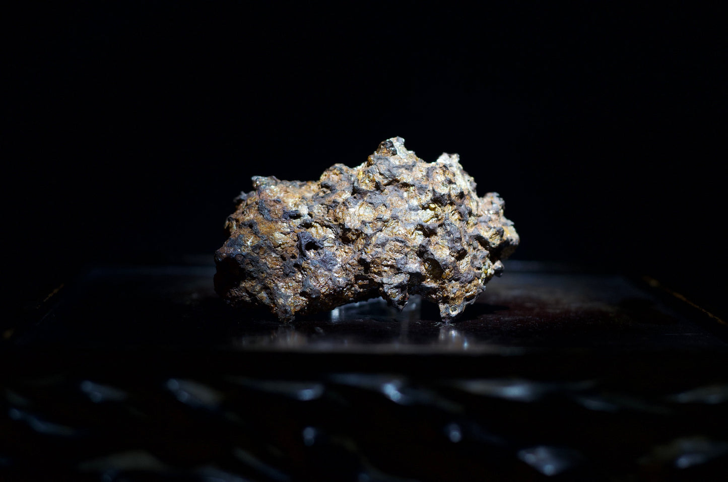 Jaw-Dropping, Museum-Grade, One-of-a-Kind Pallasite Meteorite with Remnant Fusion Crust - 381.2g