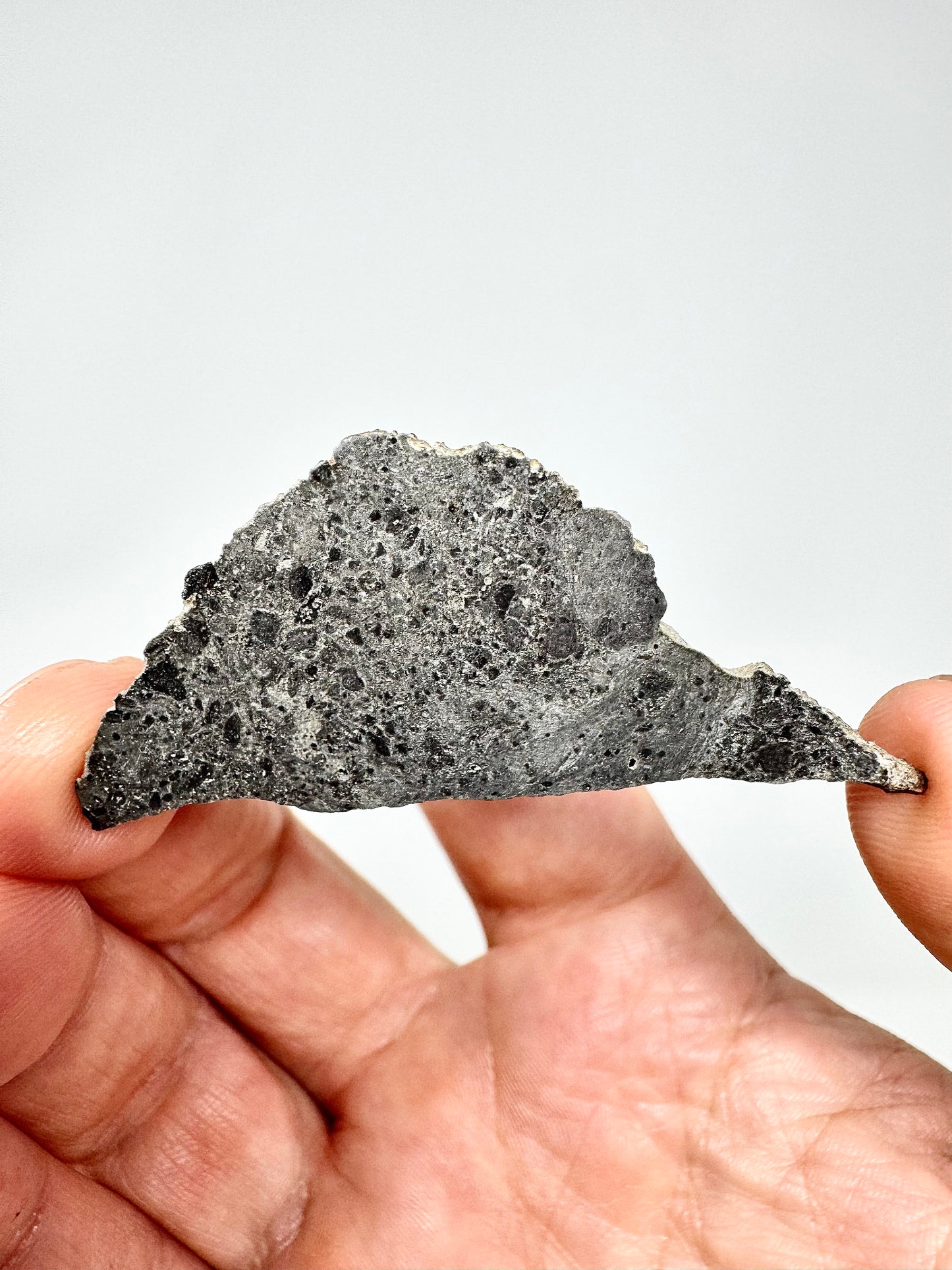 NWA 14681 Lunar Troctolitic Anorthosite - Rare Lunar Meteorite From the Lunar Highlands - 3.0g