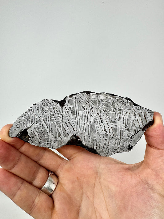 138.7g Aletai Meteorite - Beautiful Pattern - From The Core Of An Asteroid!