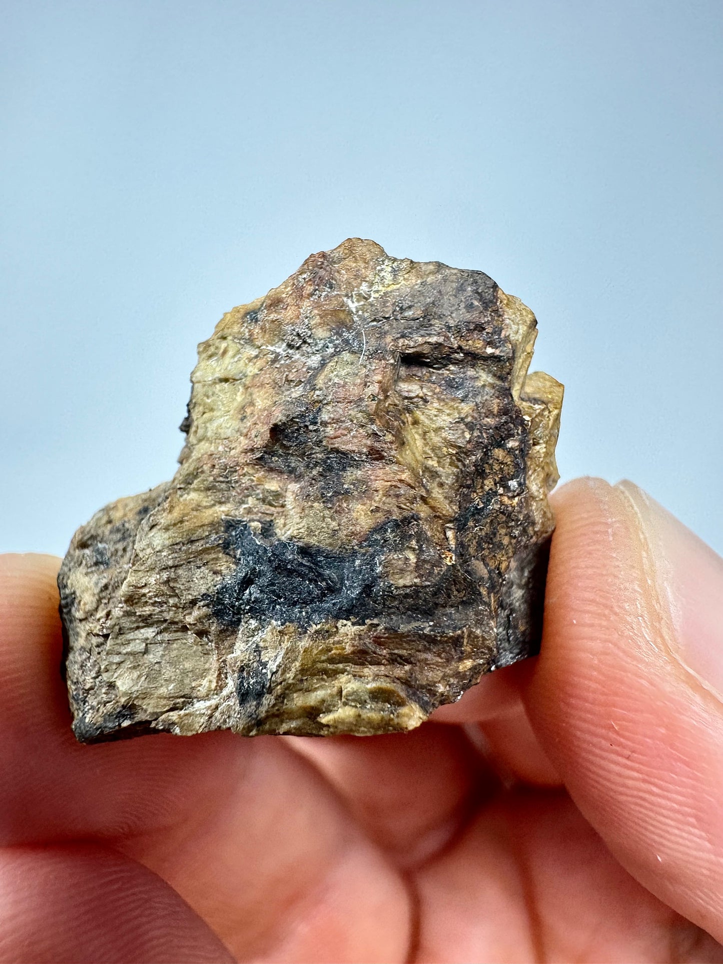 7.0g Djoua 001 Enstatite Achondrite Meteorite - END CUT - Evidence of Planet Mercury - Marble Appearance