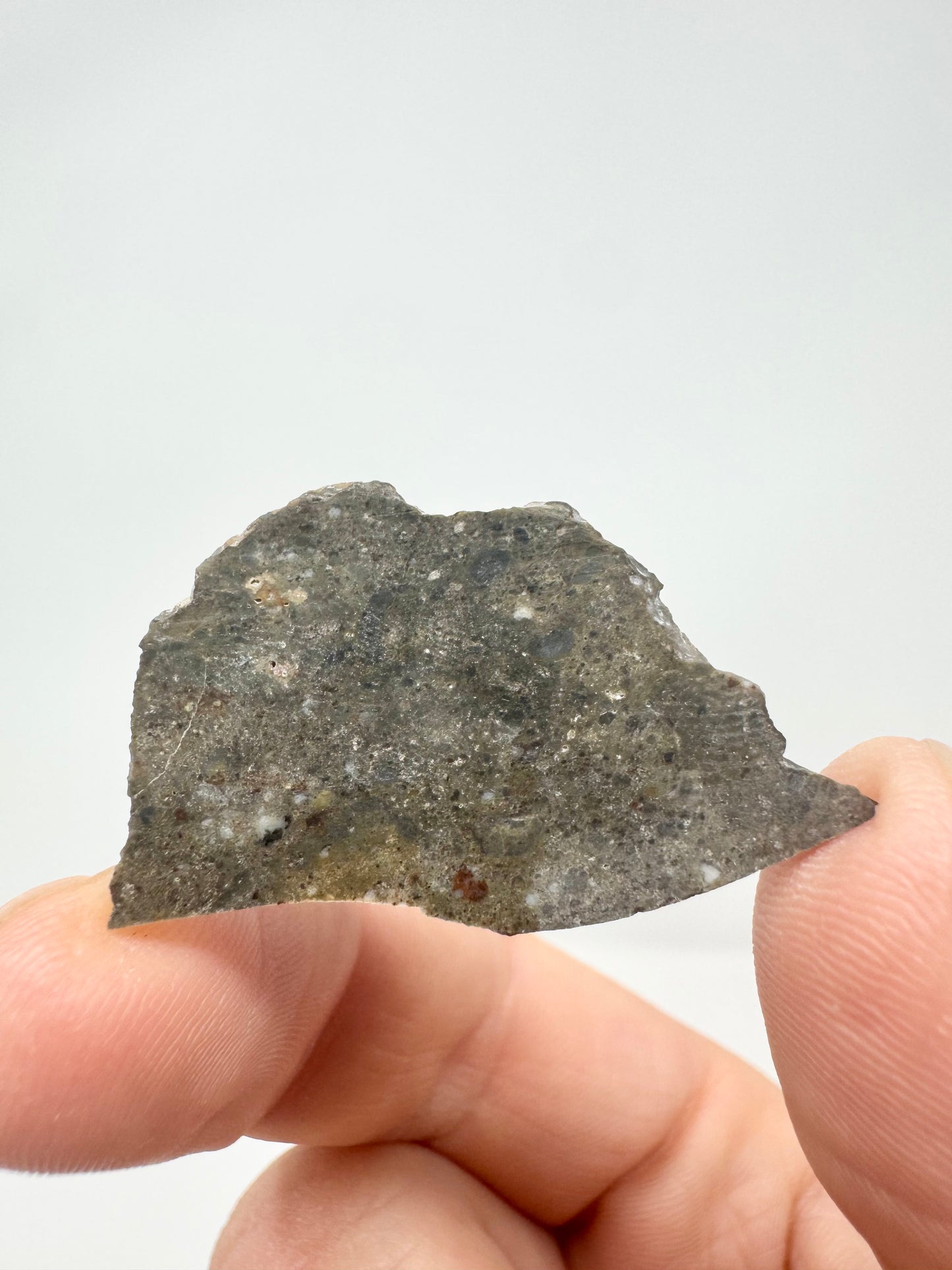 NEW! Rare Lunar Troctolite - 2.8g - Lunar Meteorite From Deep Within The Moon’s Crust