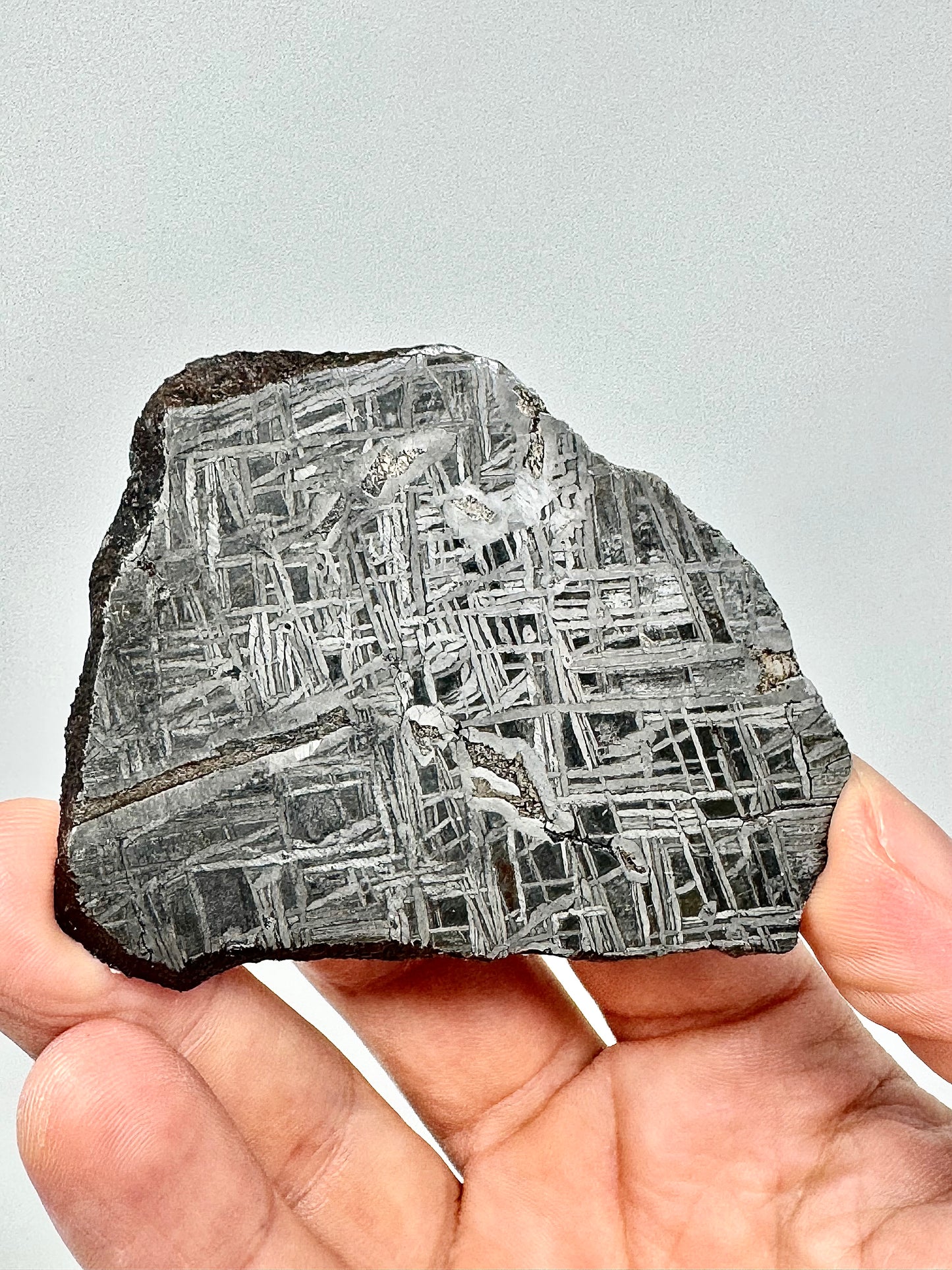 NEA 051 Iron Meteorite - 54.4g - Stunning Pattern - From The Core Of An Asteroid!