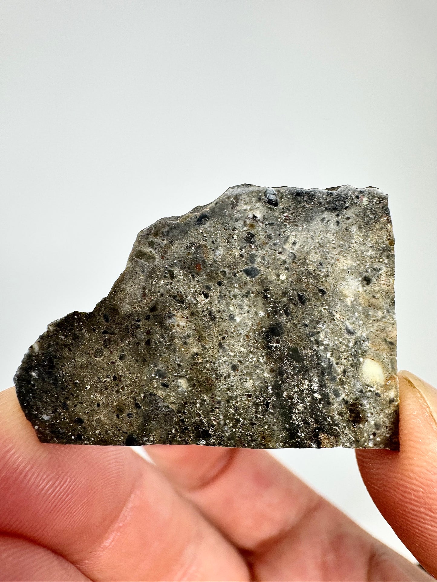 NEW! Rare Lunar Troctolite - 4.8g - Lunar Meteorite From Deep Within The Moon’s Crust