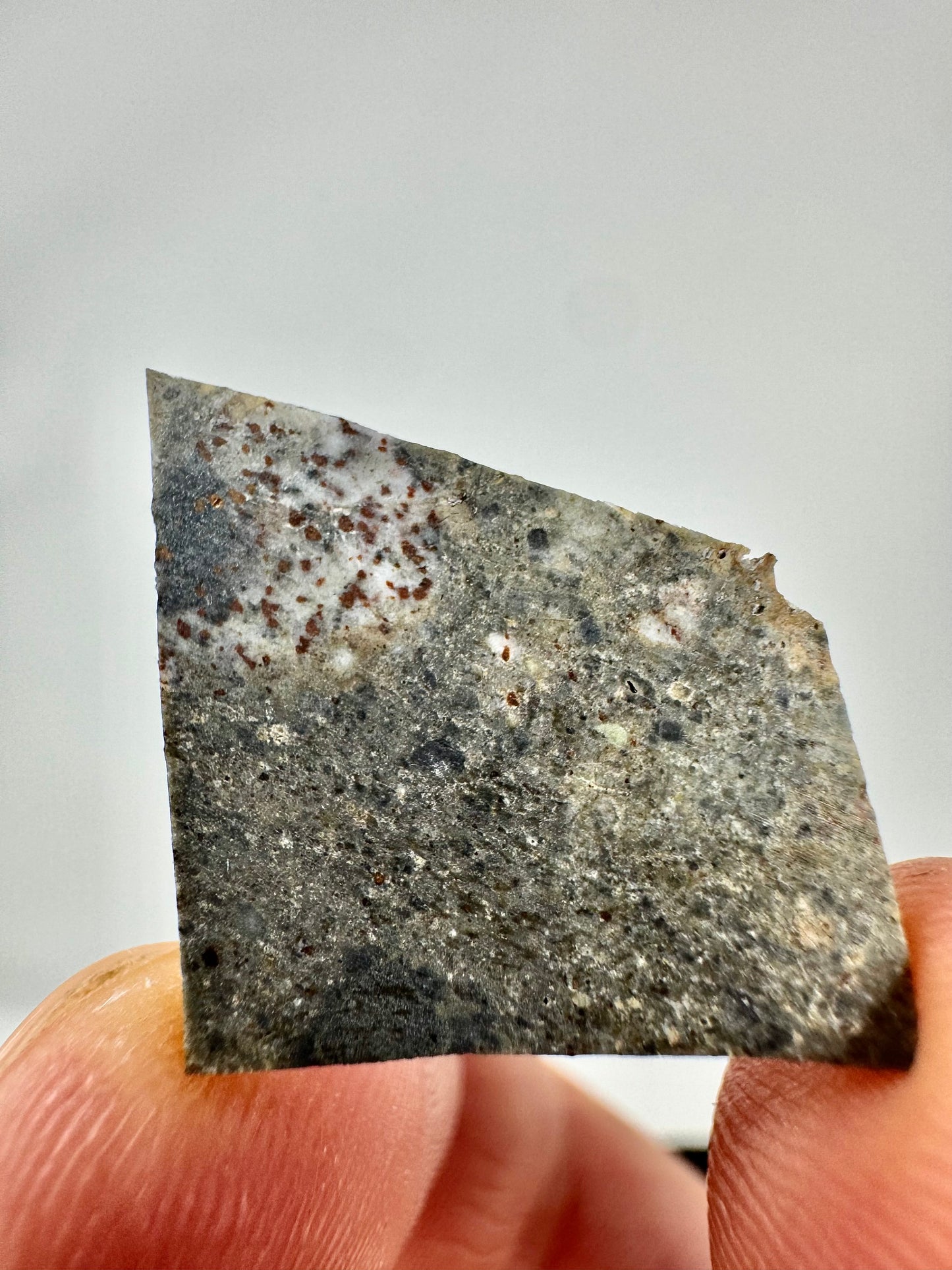 NEW! Rare Lunar Troctolite - 2.1g - Lunar Meteorite From Deep Within The Moon’s Crust