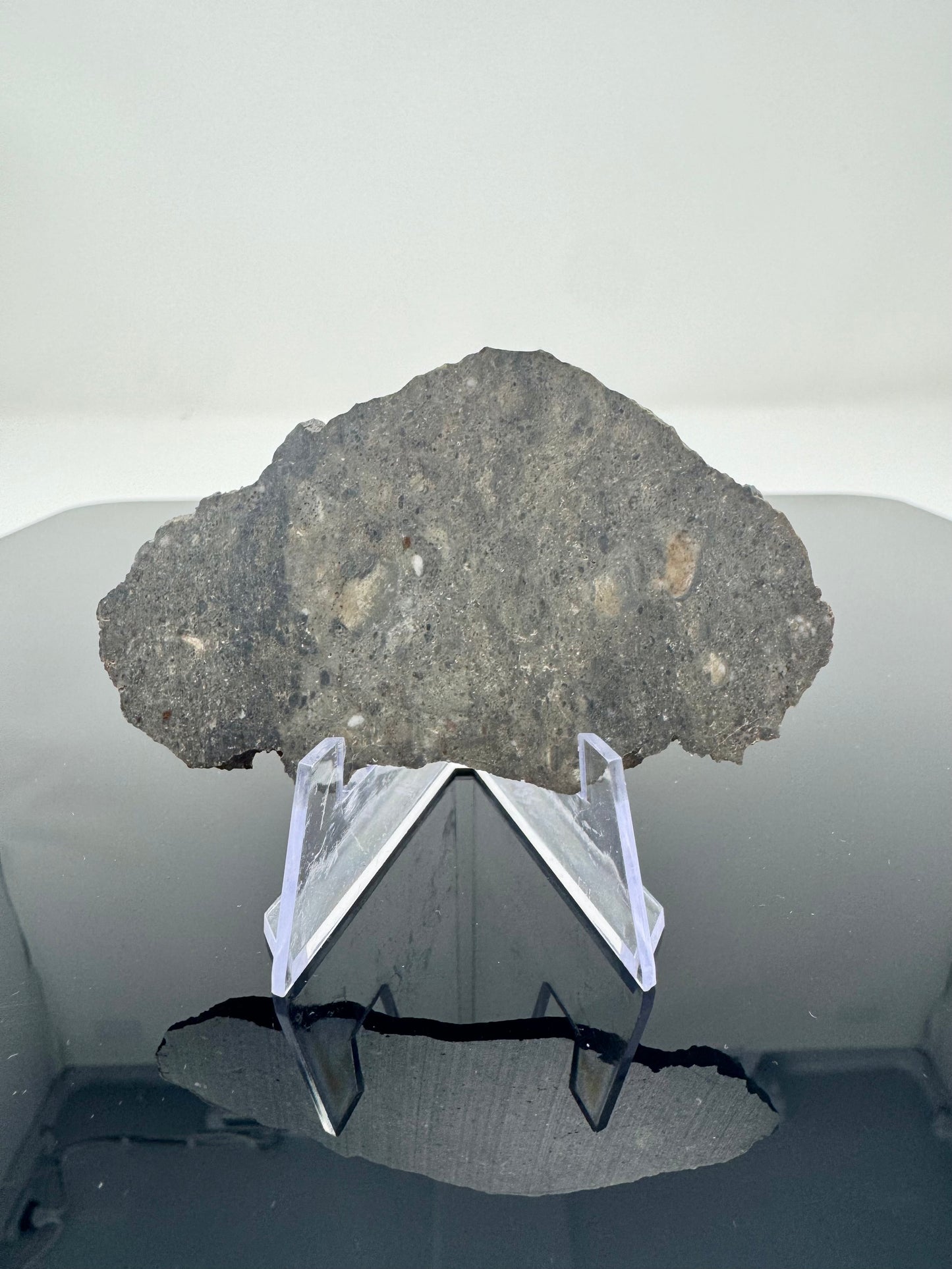 NEW!  Rare Lunar Troctolite - 19.2g - Lunar Meteorite From Deep Within The Moon’s Crust
