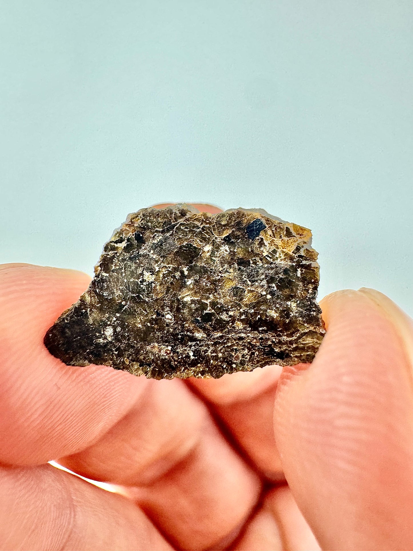 1.1g NWA 16317 Translucent Diogenite Meteorite - Parent Body: Asteroid Vesta