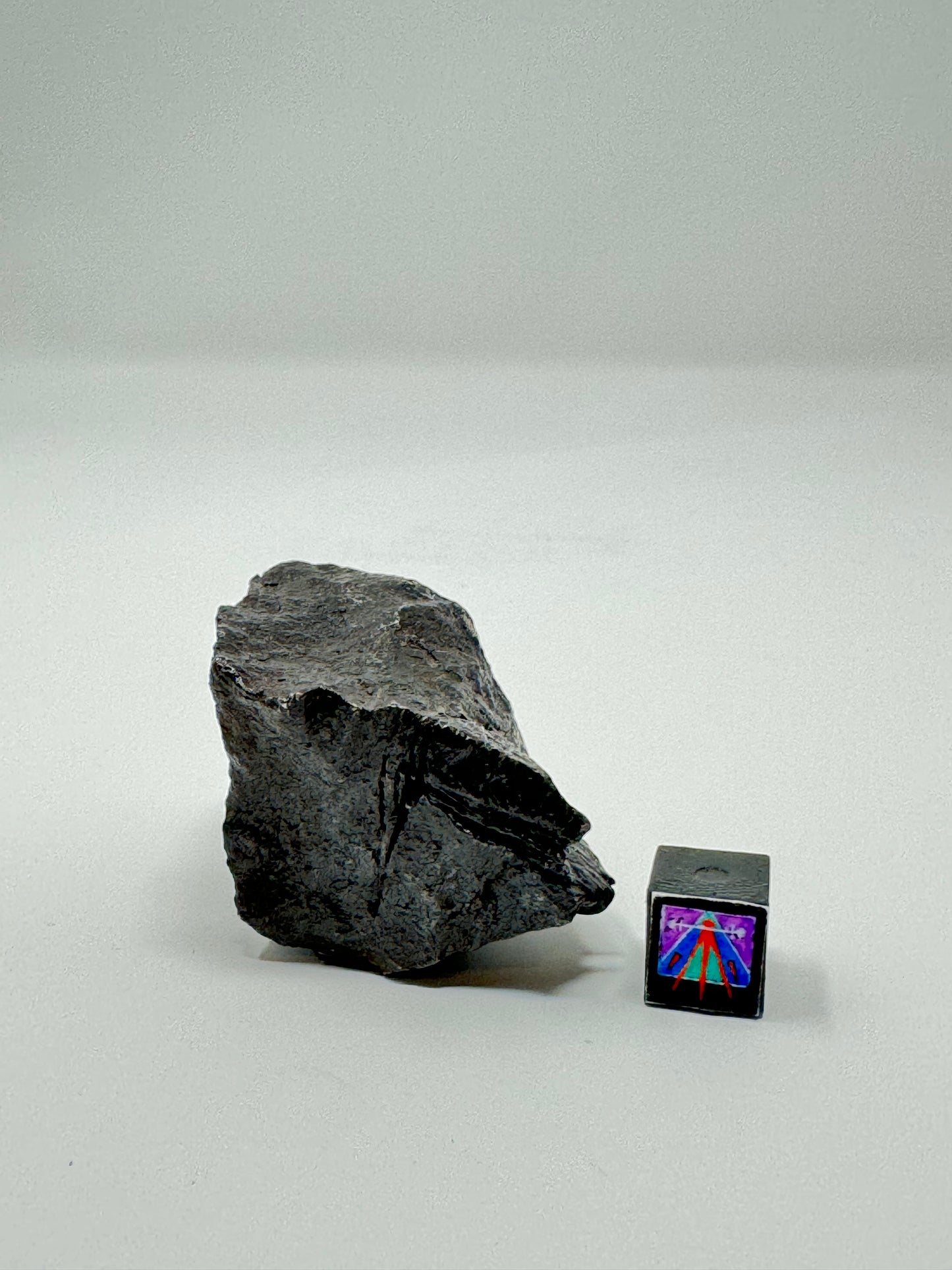 Windowed Solid Iron Meteorite - 135g