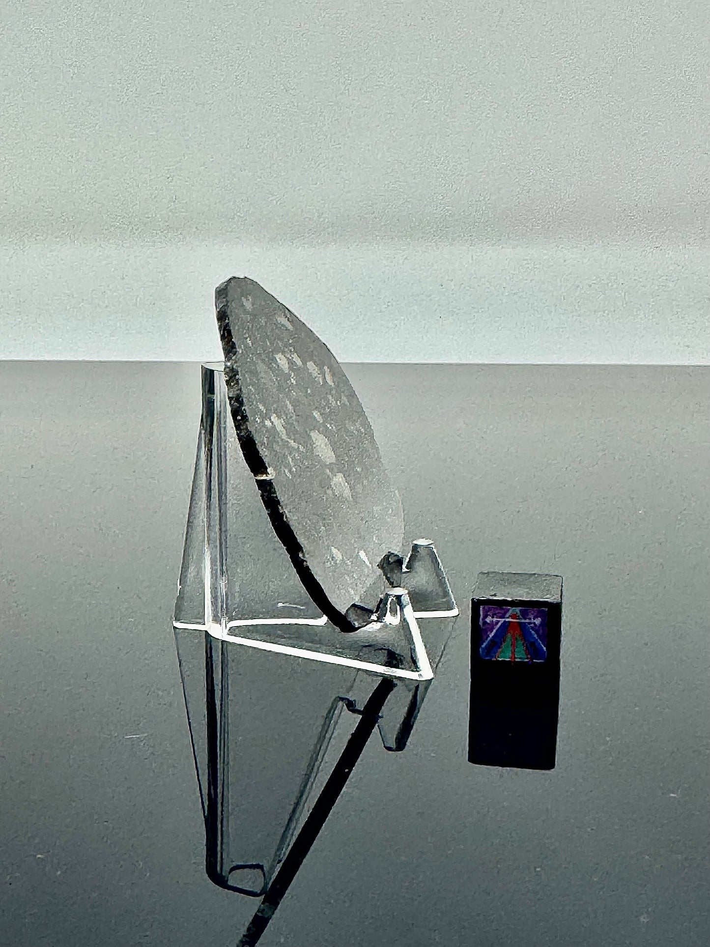 NEW! 8.3g Newly Discovered Lunar Breccia - FULL SLICE - A Genuine Piece Of Our Moon!